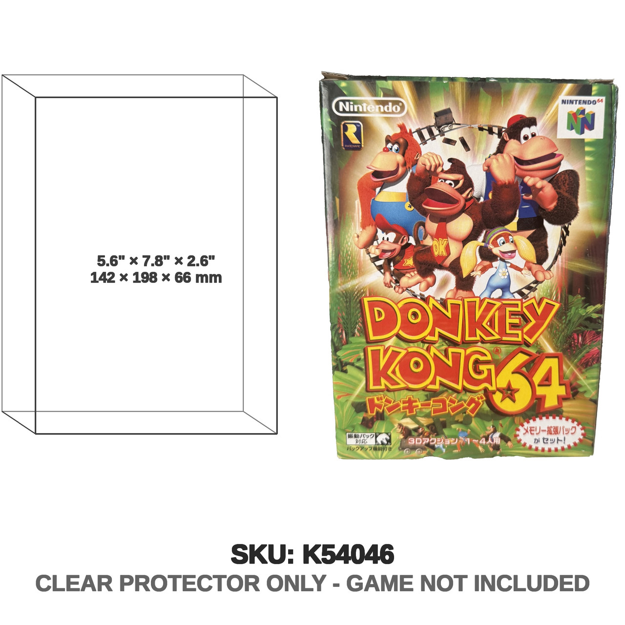 Nintendo Donkey Kong 64 Japanese Edition Nintendo 64 Big Box Nintendo Donkey Kong 64 Japanese Edition Nintendo 64 Big Box