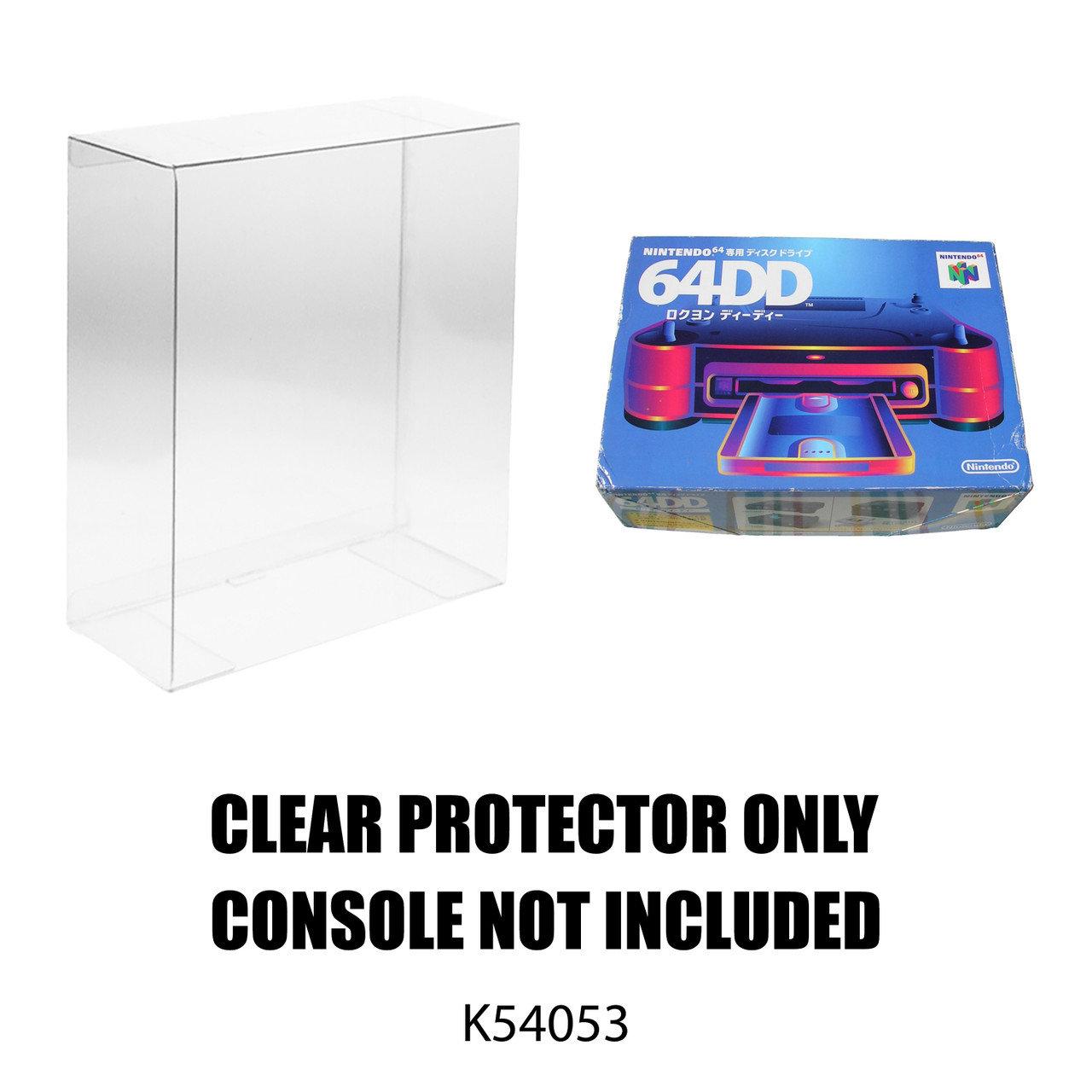 Protector For Nintendo 64DD Disk Drive Retail Box Standard Edition