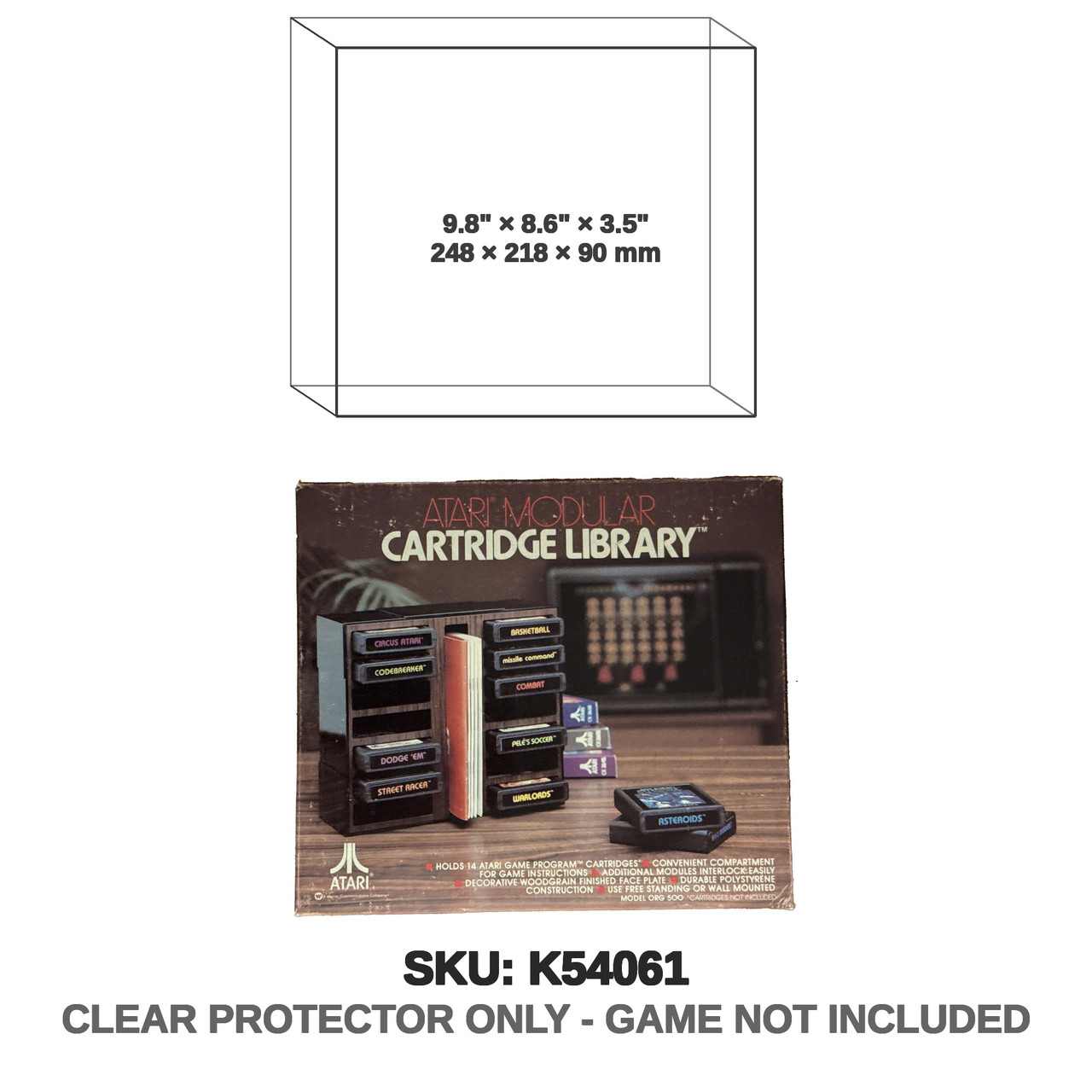 Dragon Shield Cartridge Library Card Storage Box