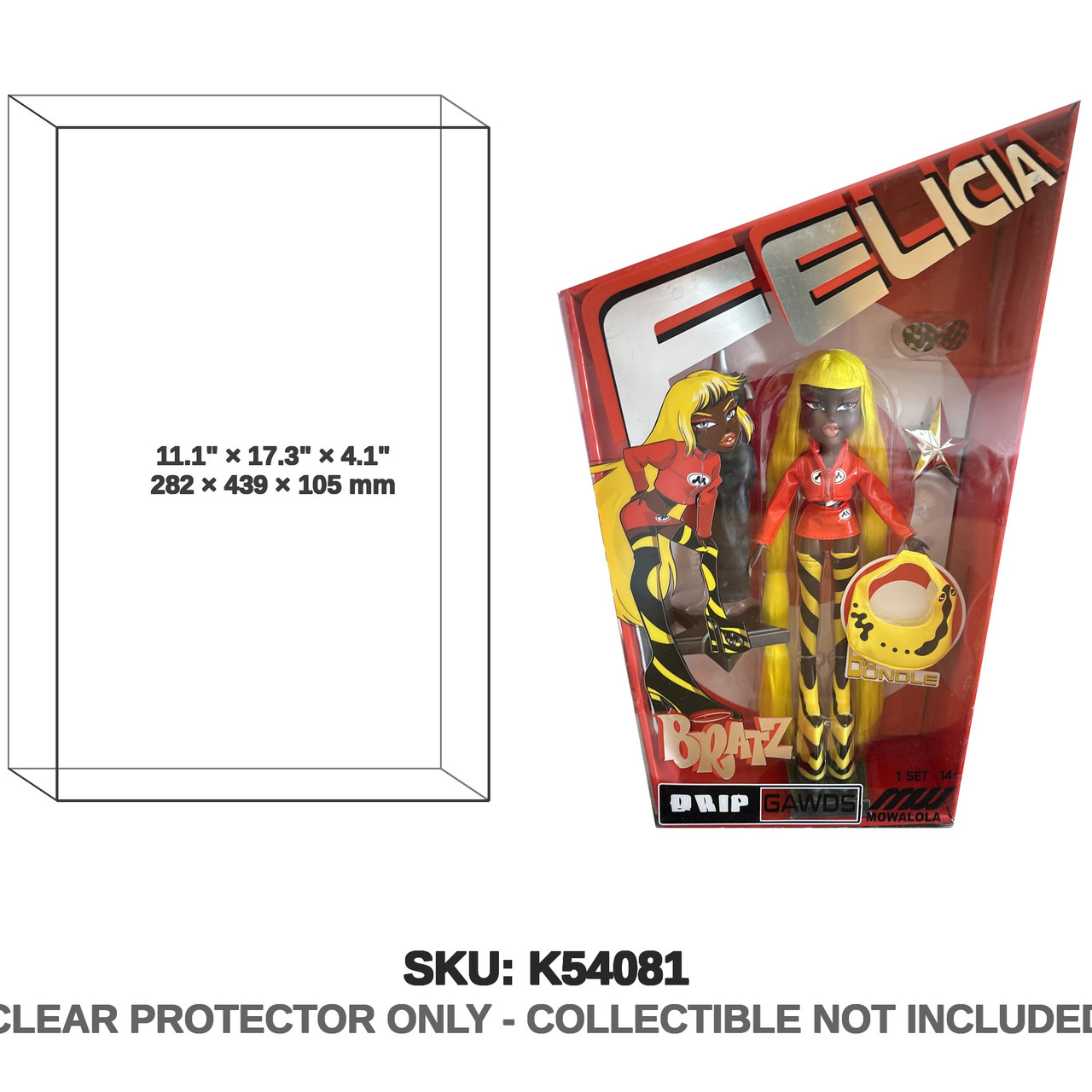 Mattel Bratz Mowalola Felicia Doll Standard Edition