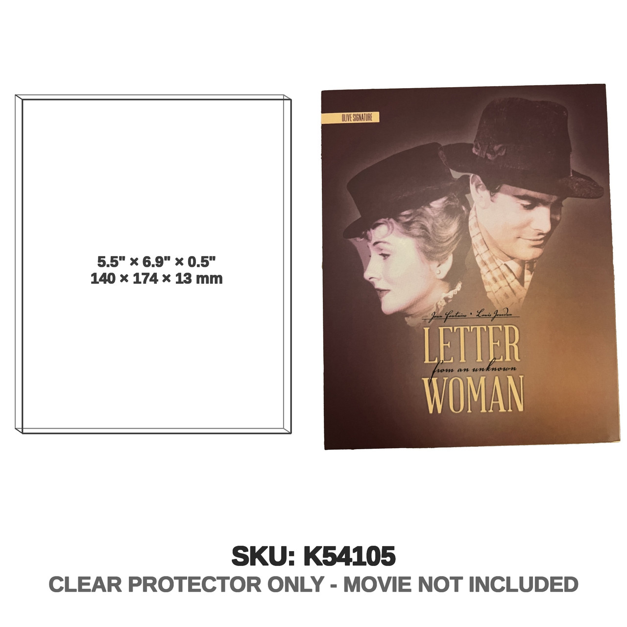 Olive Films Letter From An Unknown Woman Signature Edition Bluray