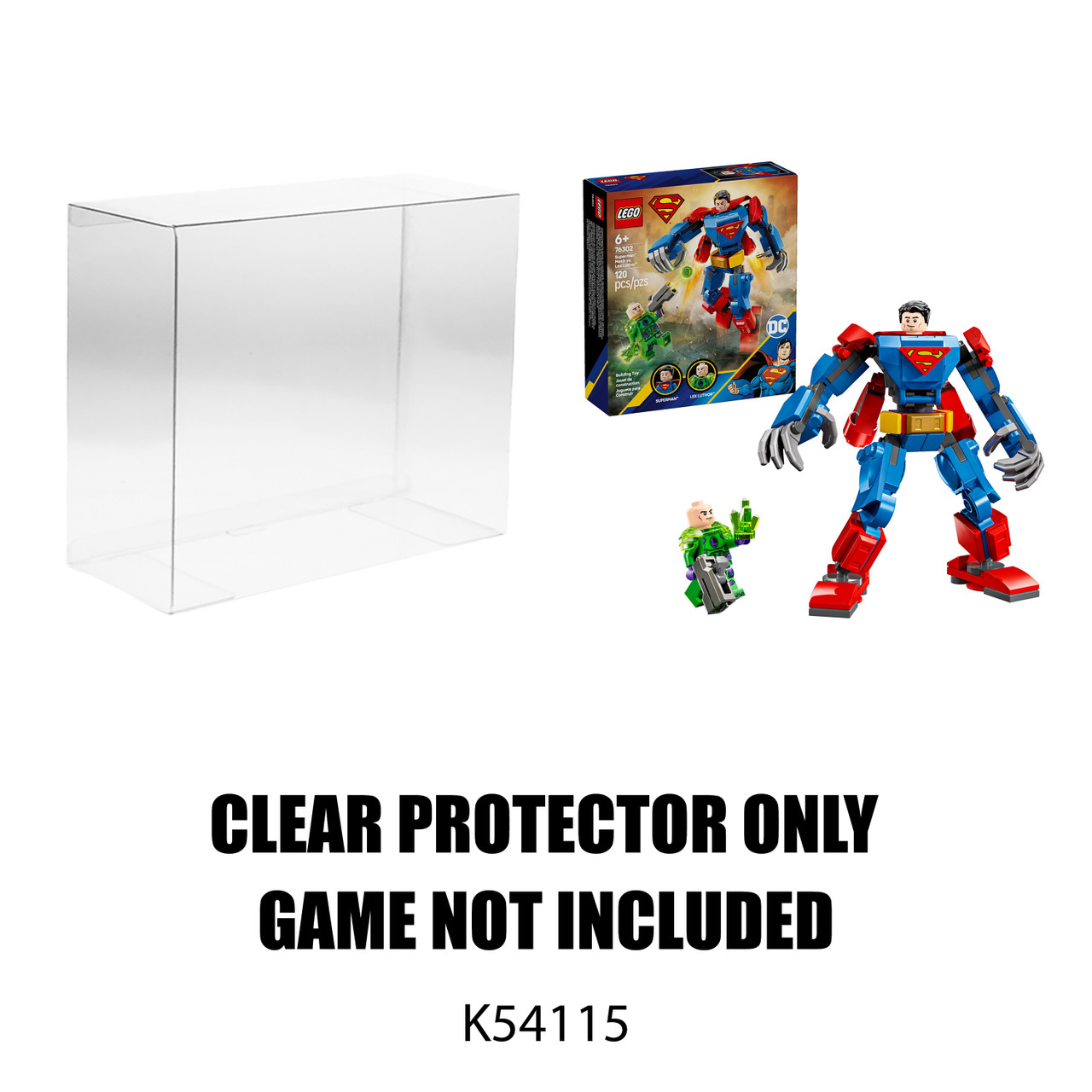 Protector For LEGO DC Comics Superman Mech vs Lex Luthor 76302 Super Heroes Standard