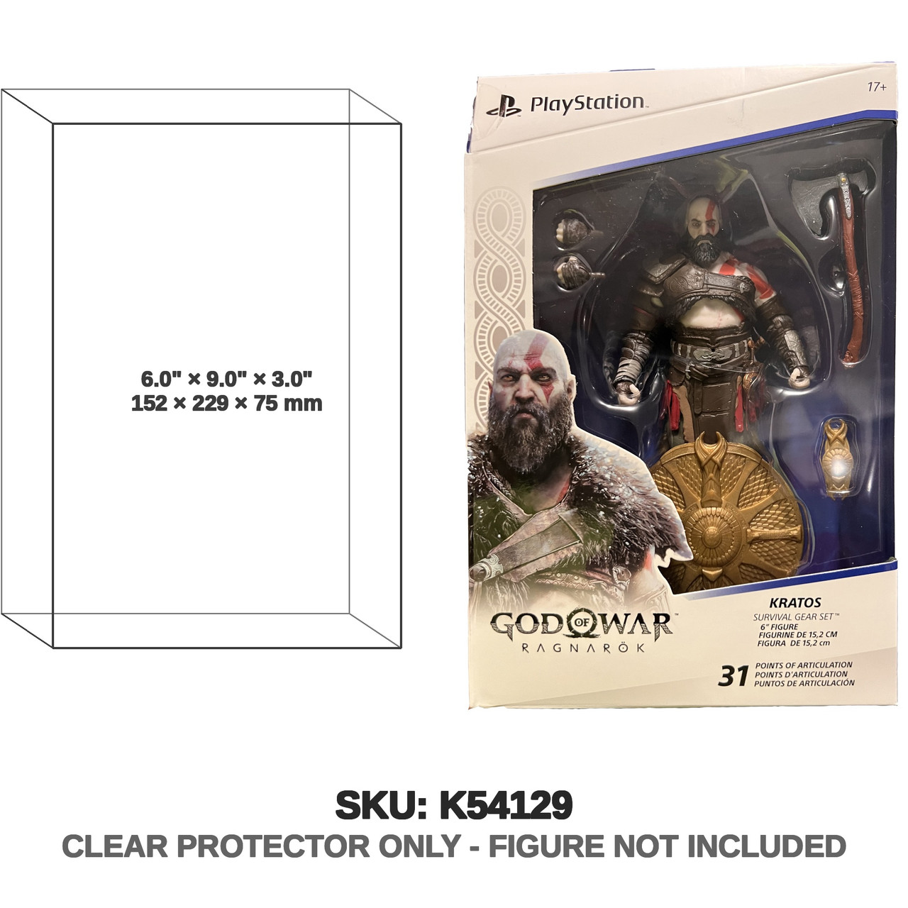 Kratos God of War Ragnarok Figure