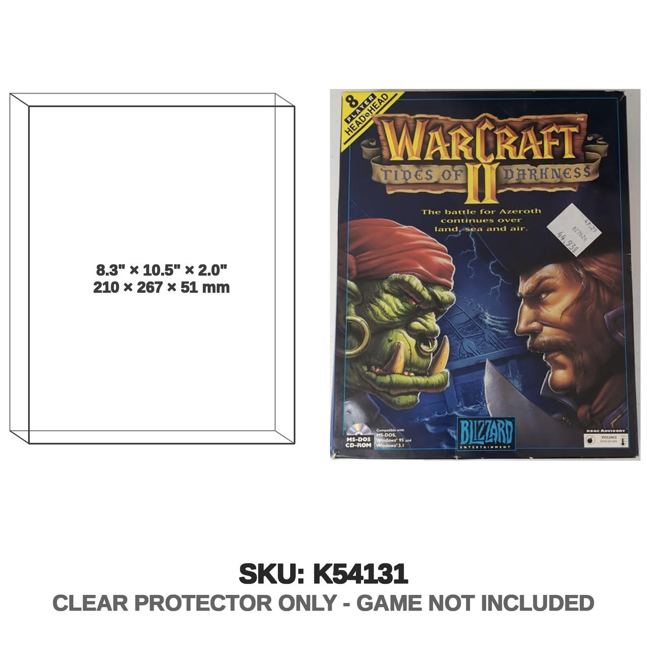 Blizzard Warcraft II Tides of Darkness Standard PC