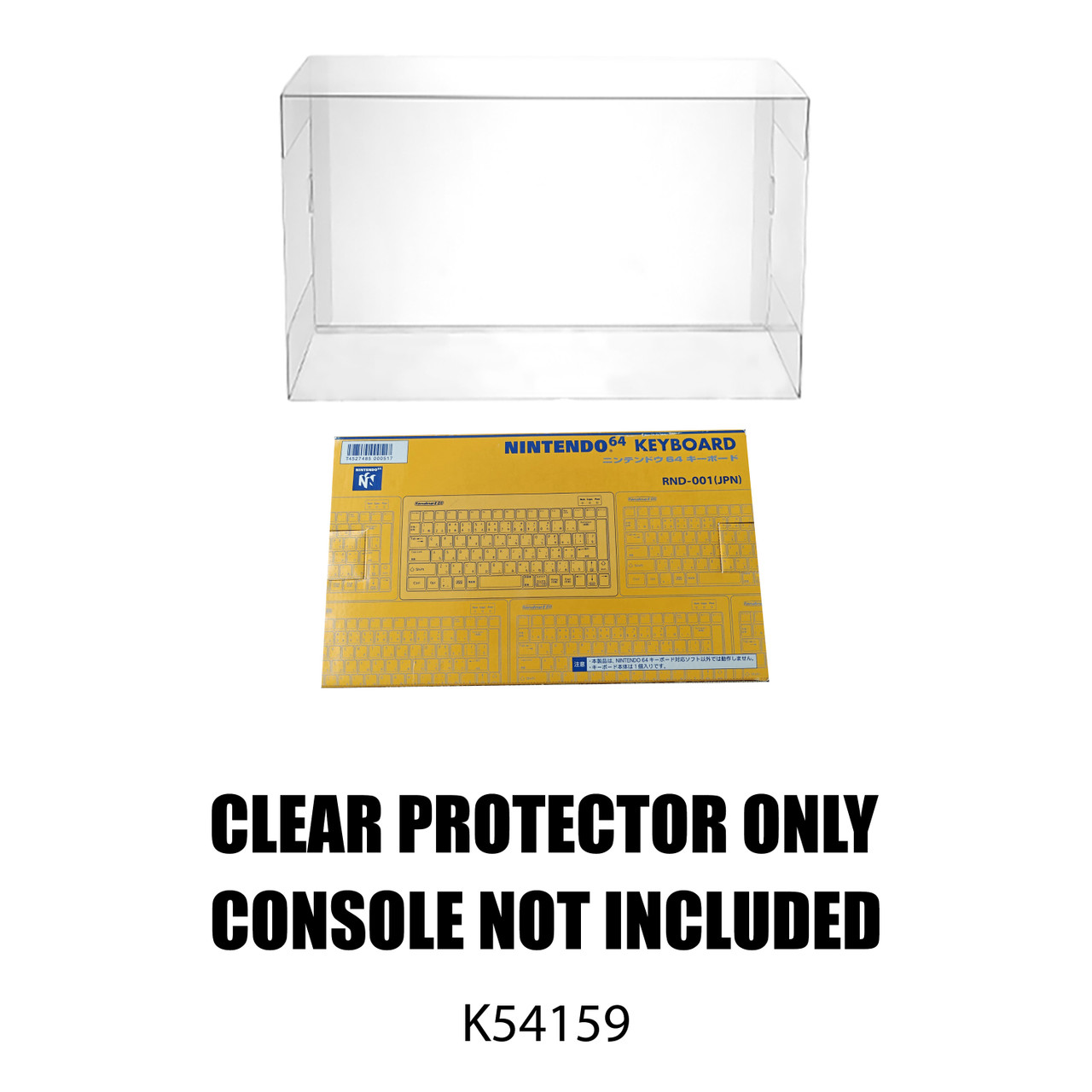 Protector For Nintendo N64 Keyboard RND 001 Japanese Import Nintendo 64