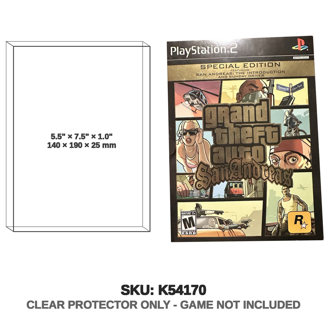 Rockstar Games Grand Theft Auto San Andreas Standard Edition PS2