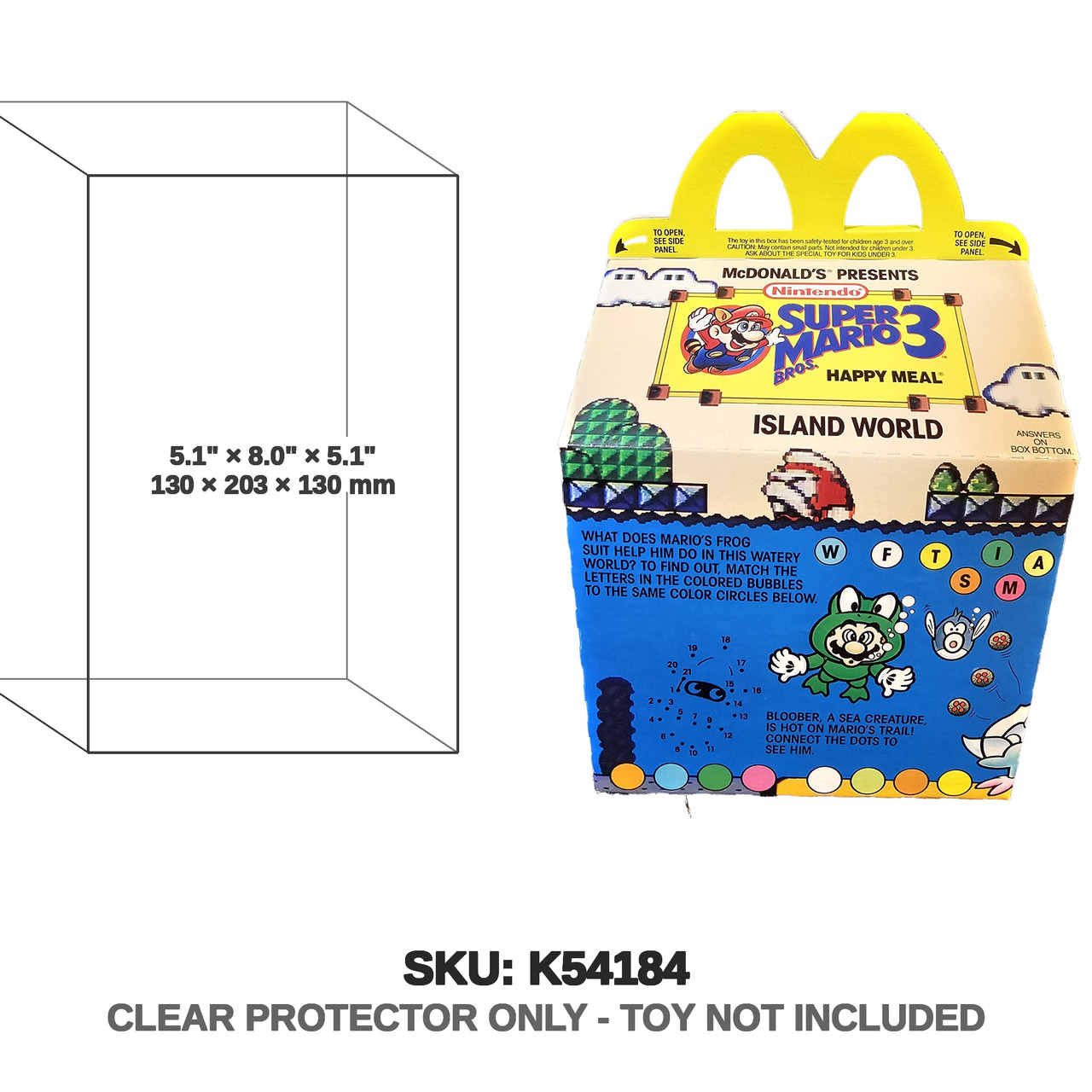 McDonalds Super Mario Bros 3 Happy Meal Box