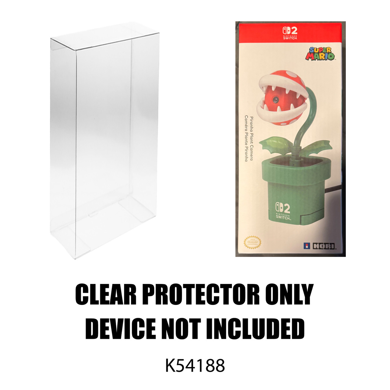Protector For PowerA Super Mario Piranha Plant Camera Nintendo Switch