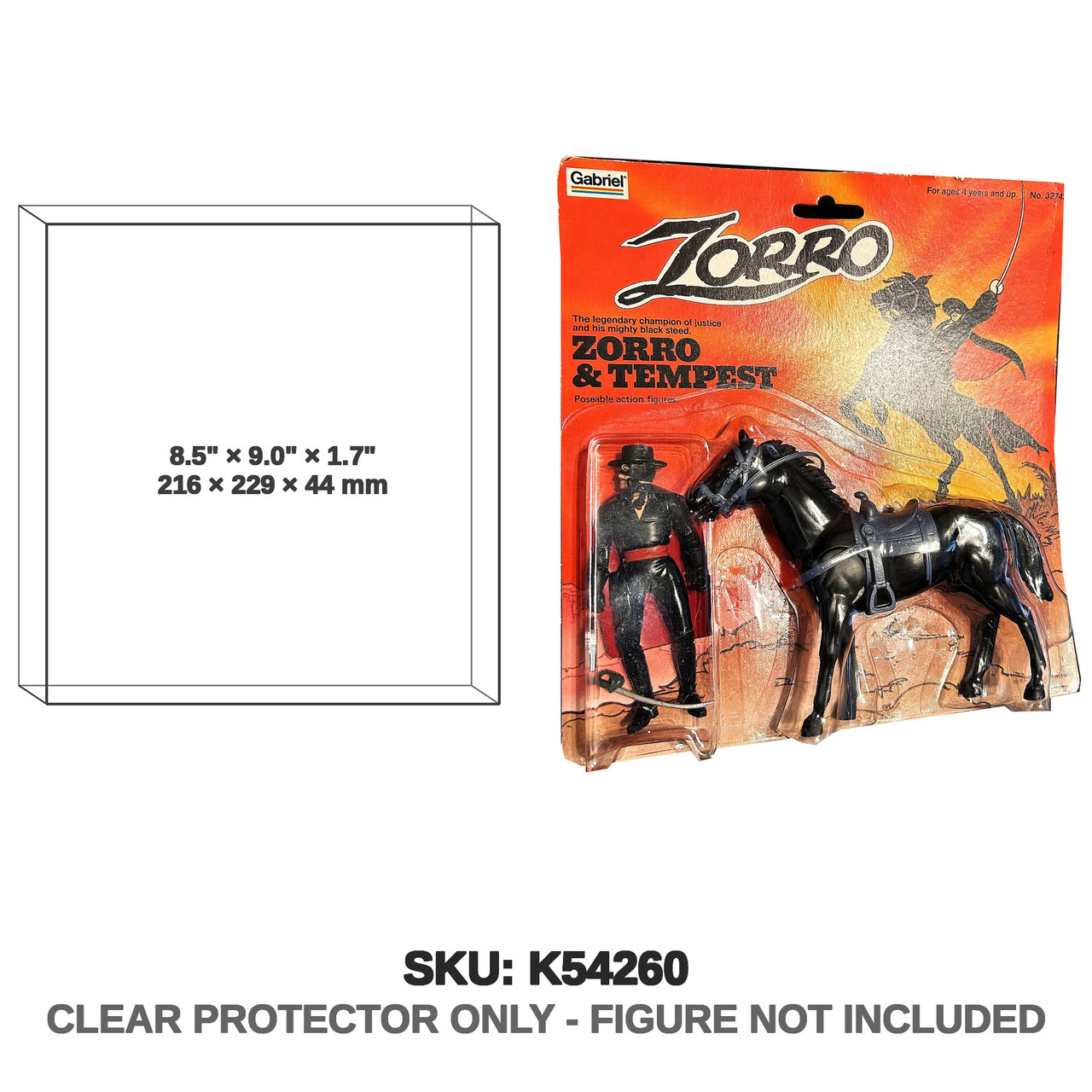 Gabriel Zorro and Tempest Action Figure