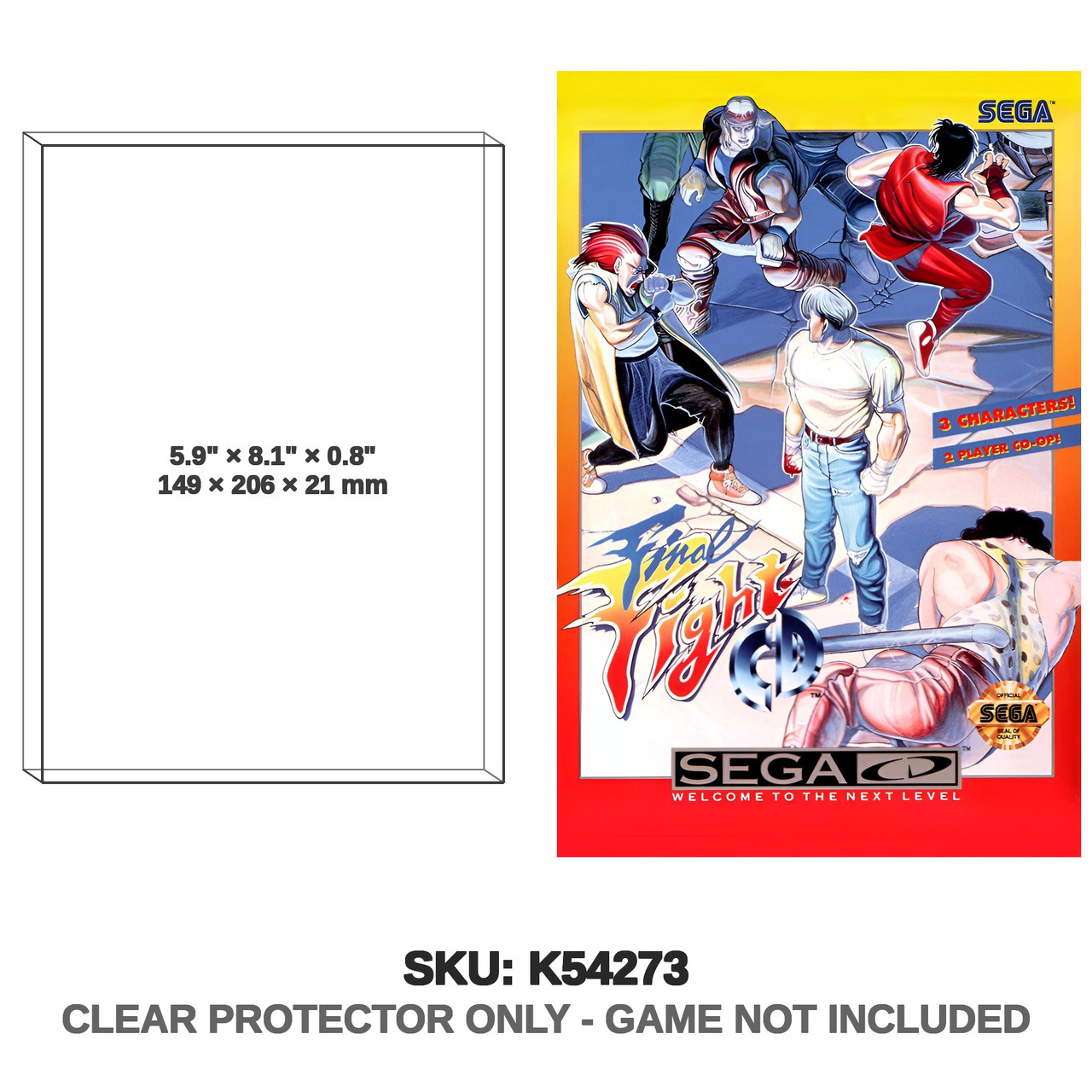 Sega Final Fight Standard Edition Sega CD