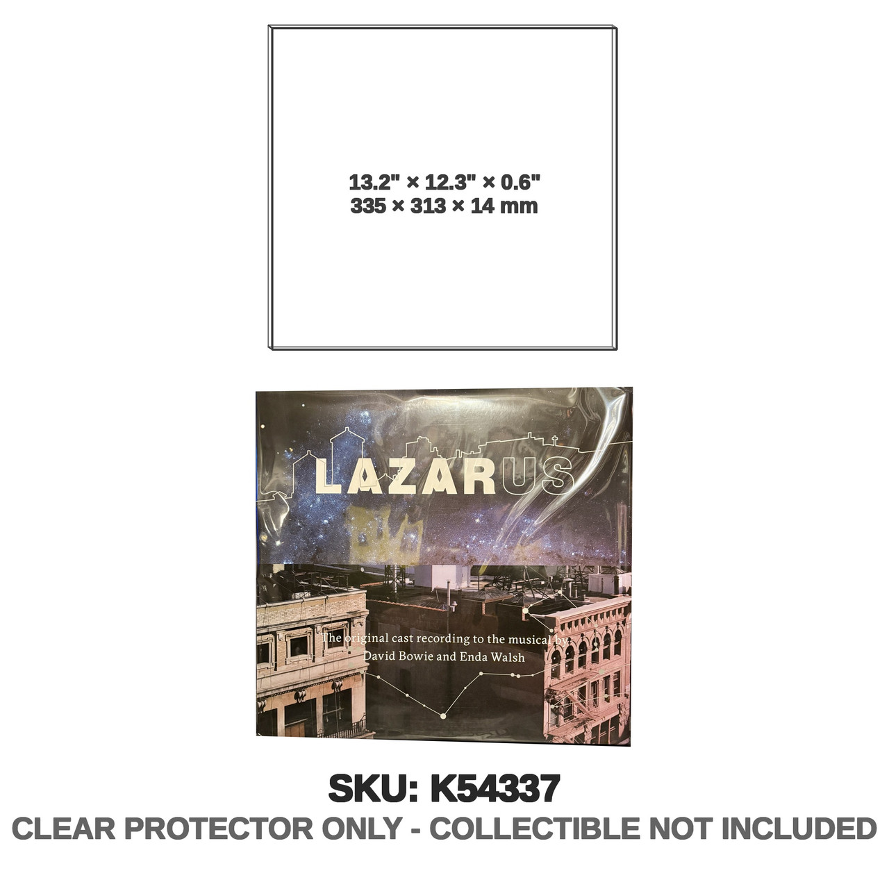 ISO Records Lazarus Original Cast Recording Vinyl