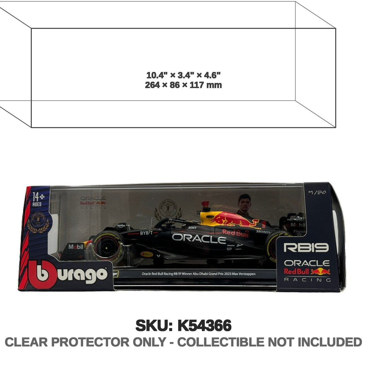 Bburago Formula 1 Oracle Red Bull Racing Diecast Model Car 1 24 Scale