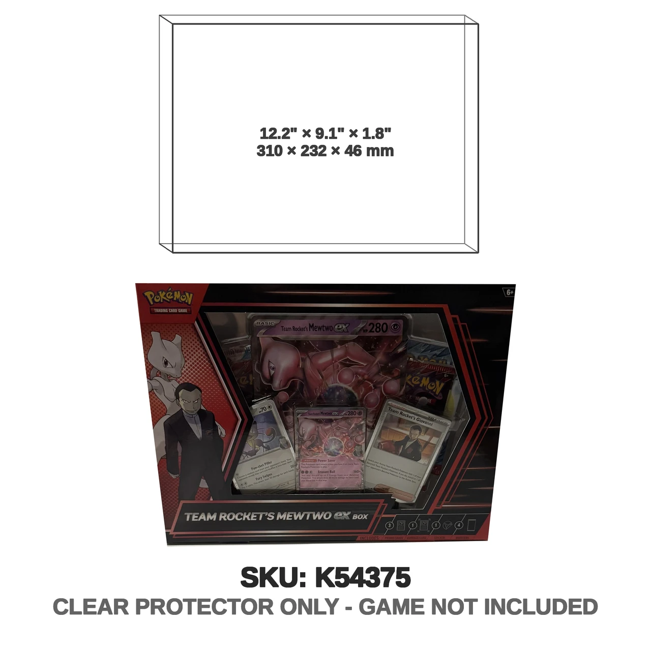 The Pokemon Company Pokemon TCG Team Rocket Mewtwo EX Box