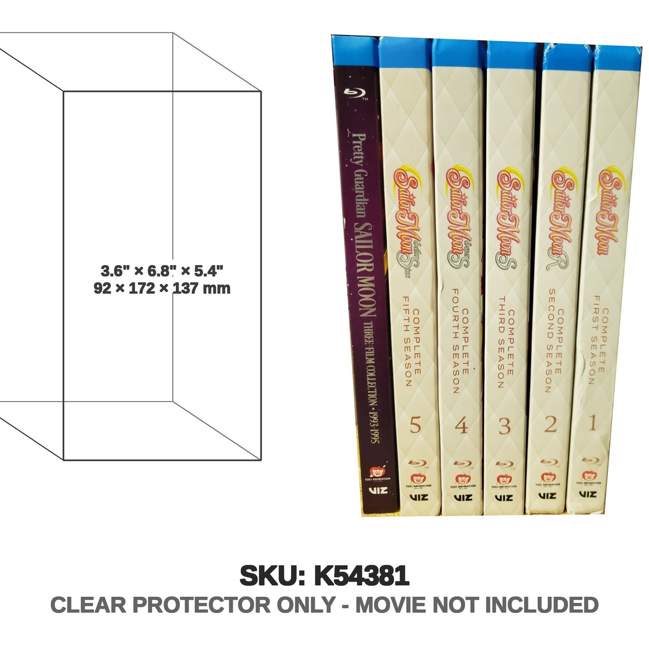 Viz Media Sailor Moon Film Collection Standard DVD