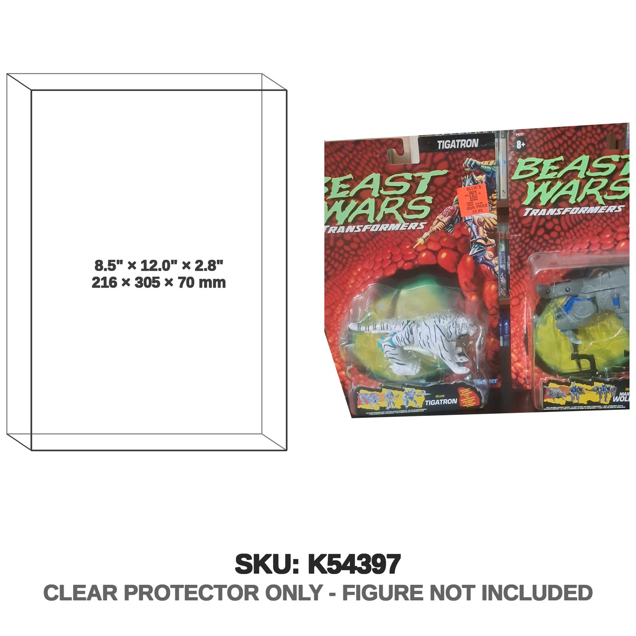 Tigatron & Wolfang Transformers Beast Wars Deluxe Figures