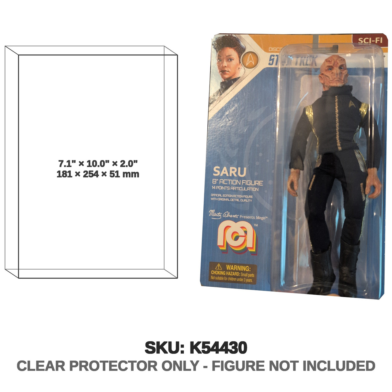 Mego Star Trek Discovery Saru Action Figure