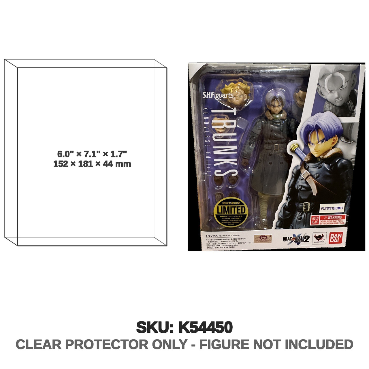 Bandai SH Figuarts Dragon Ball Xenoverse 2 Trunks Action Figure Standard Edition