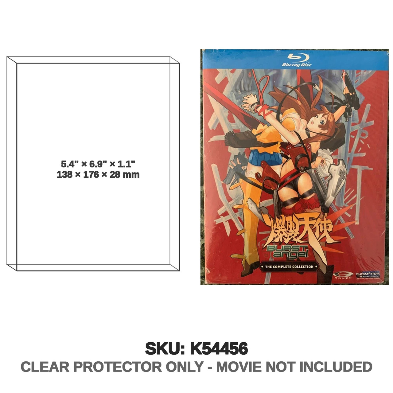 FUNimation Burst Angel Complete Series Blu ray