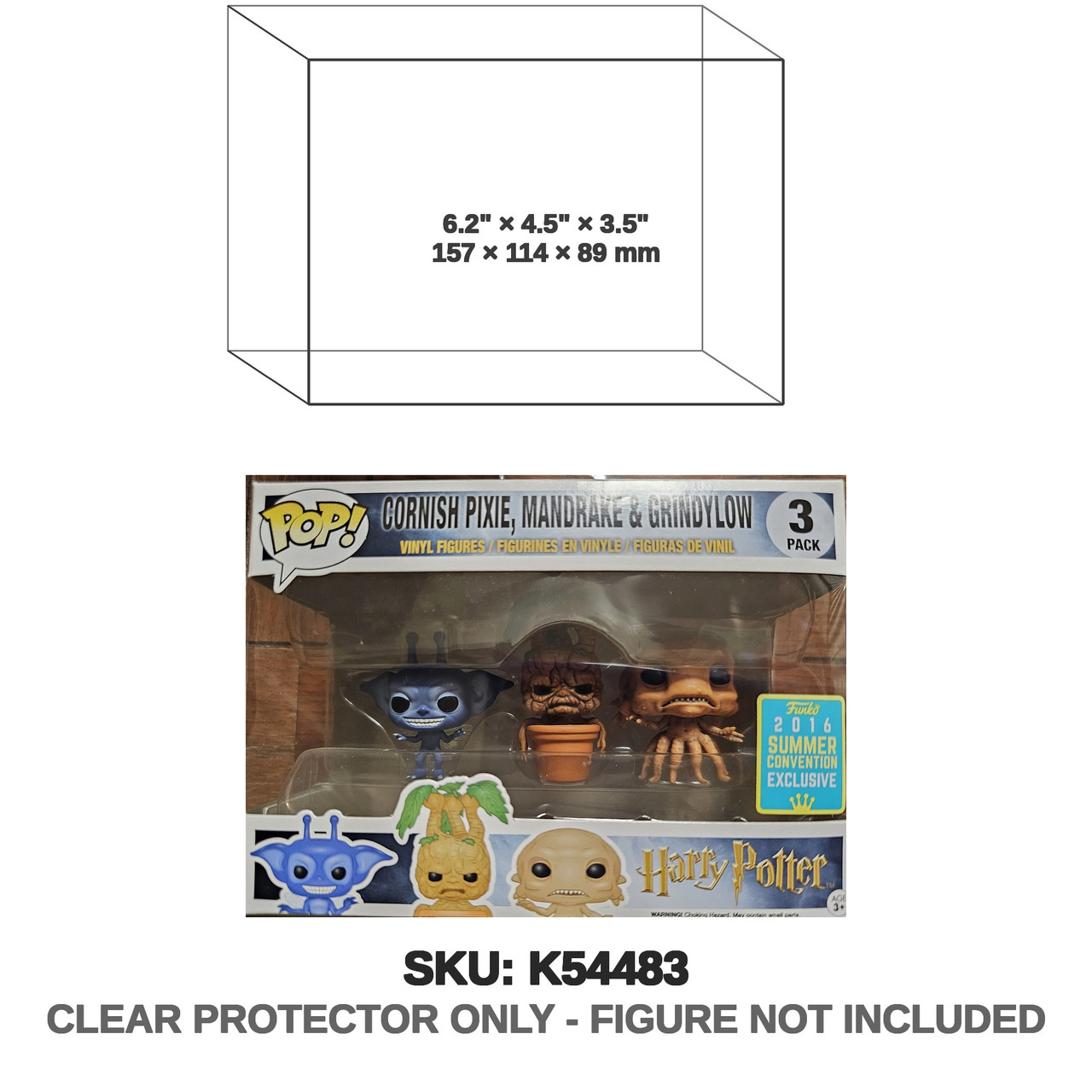 Funko Harry Potter POP 3 Pack Figures