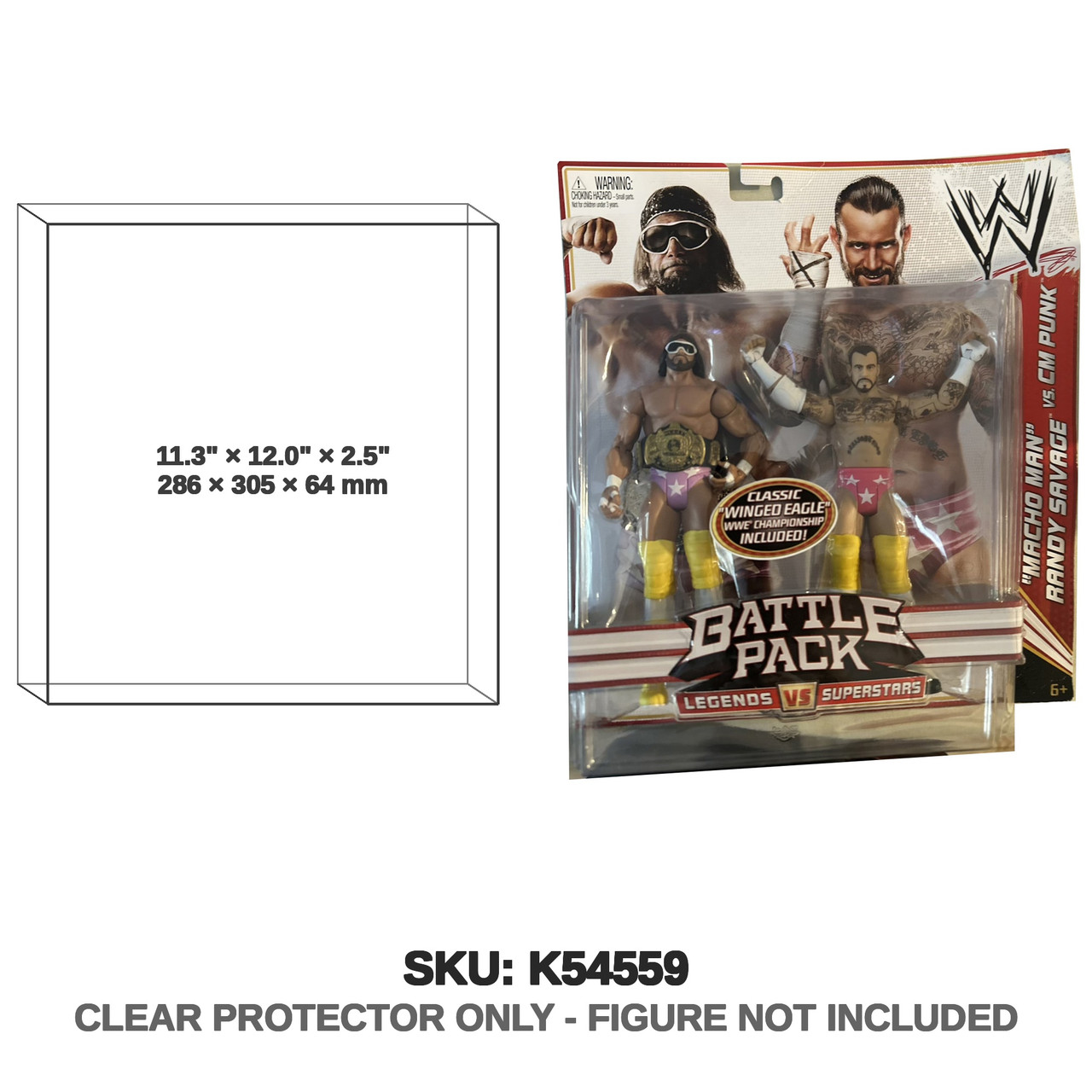 Macho Man Randy Savage vs CM Punk WWE Battle Pack Legends vs Superstars Figure 2-Pack