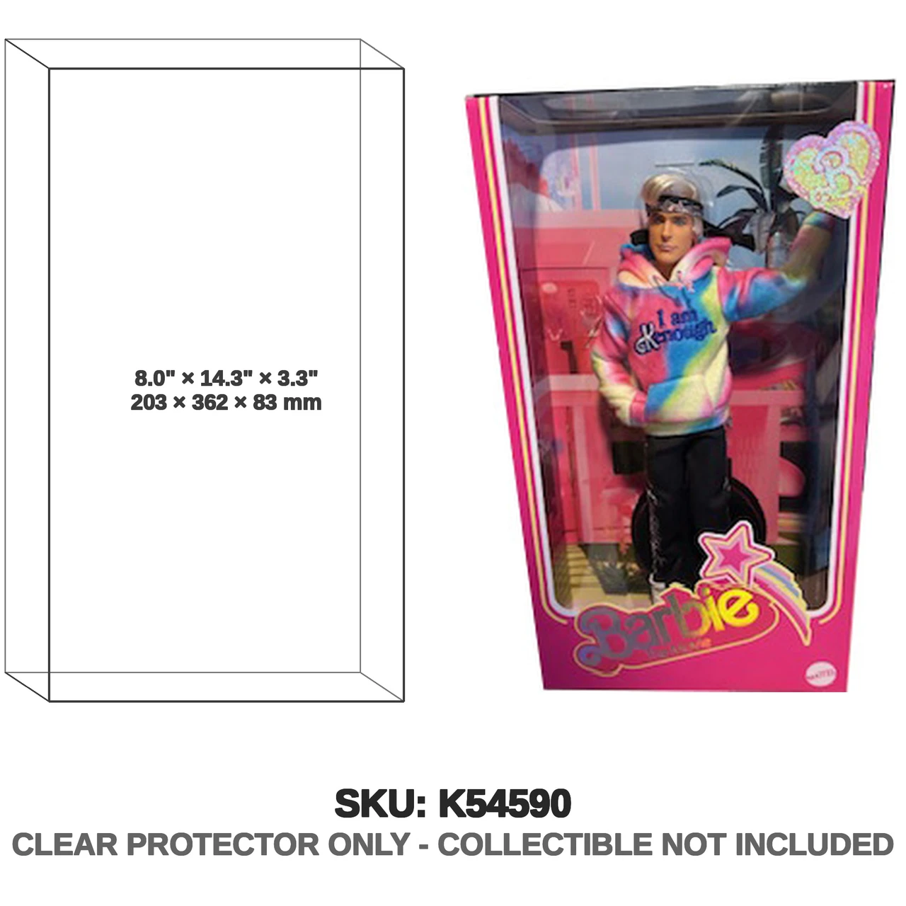 Mattel Barbie Movie I am Kenough Ken Doll