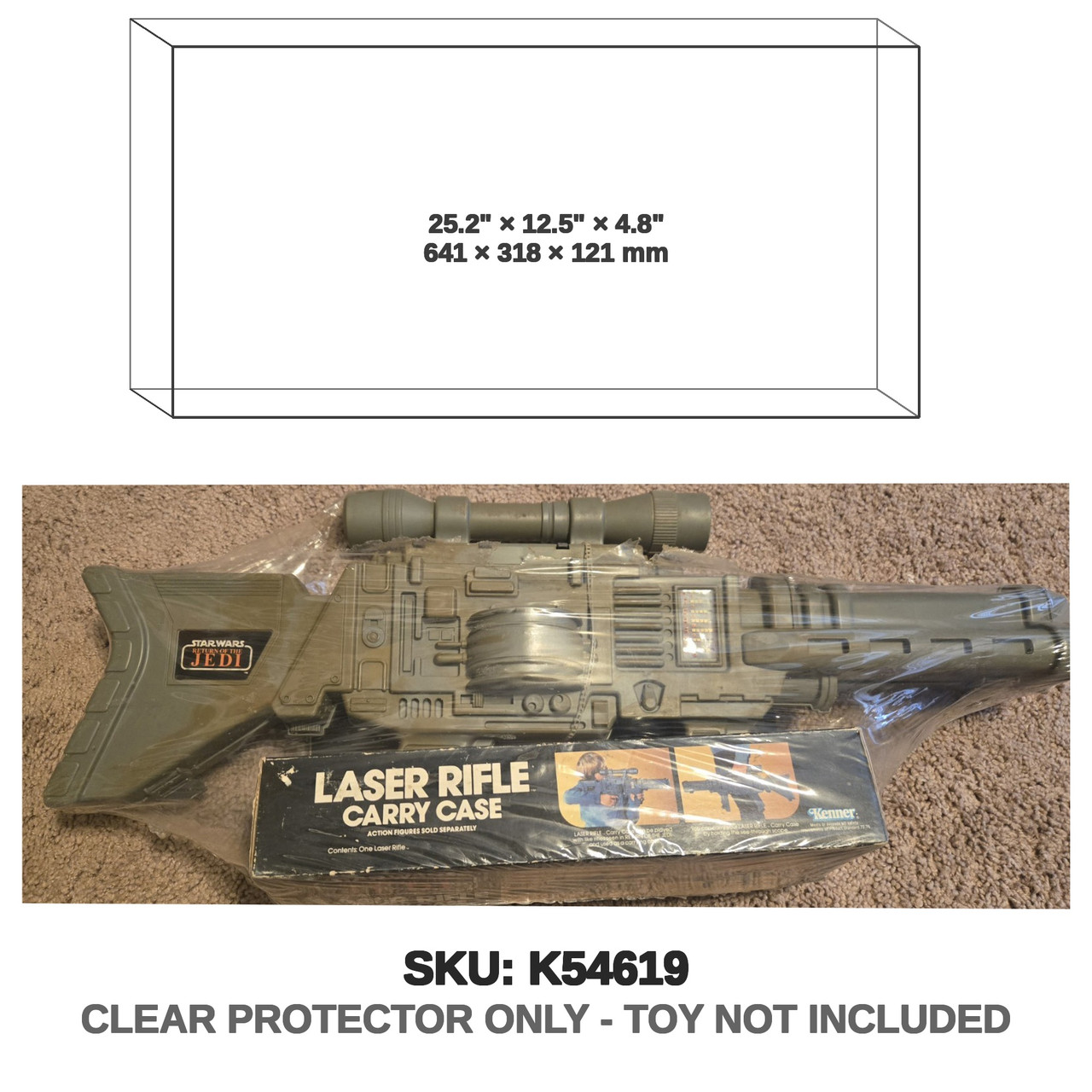 Kenner Star Wars Return of the Jedi Laser Rifle Carry Case