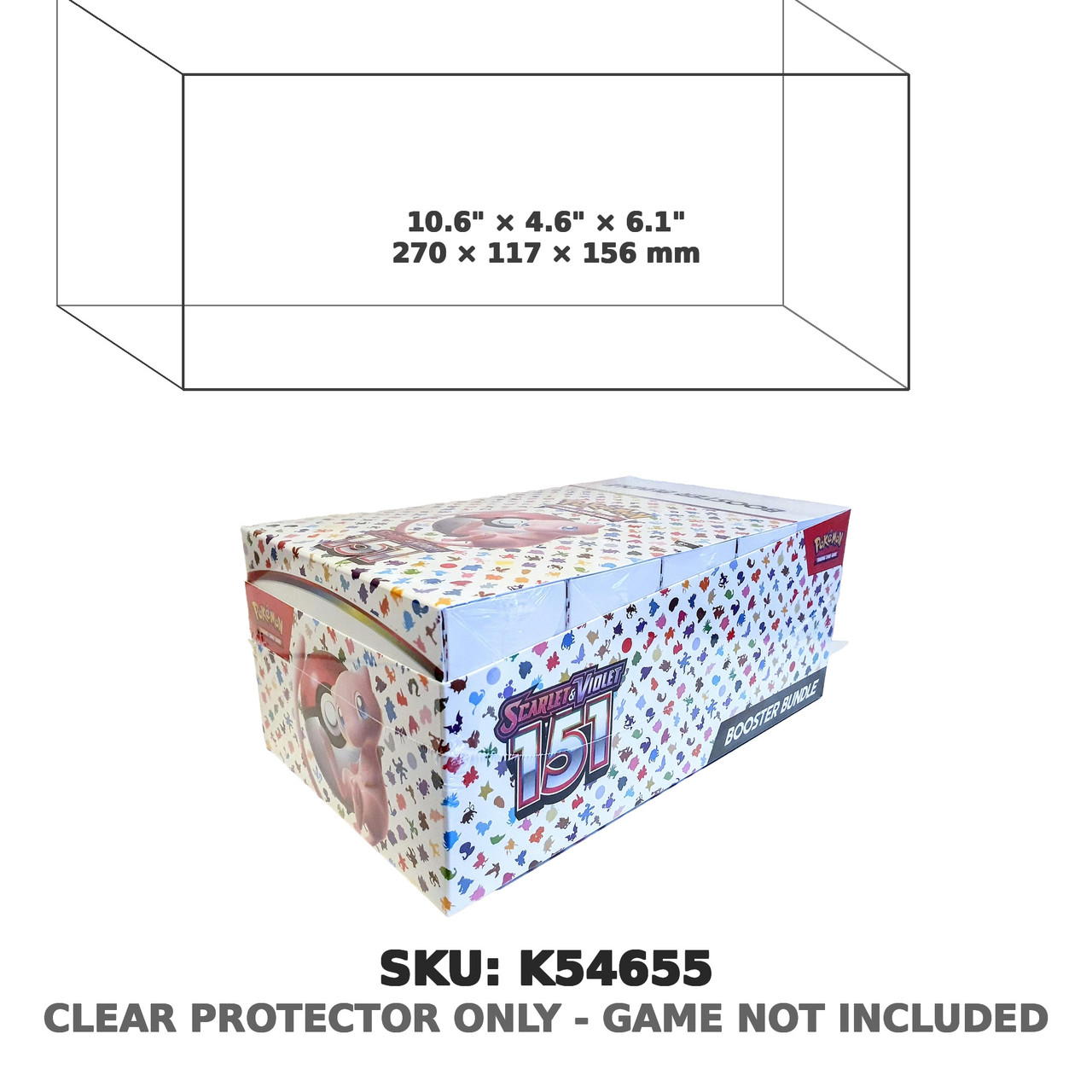 151 booster bundle display box Master Case 151 expansion 151 Booster Bundle Display Case