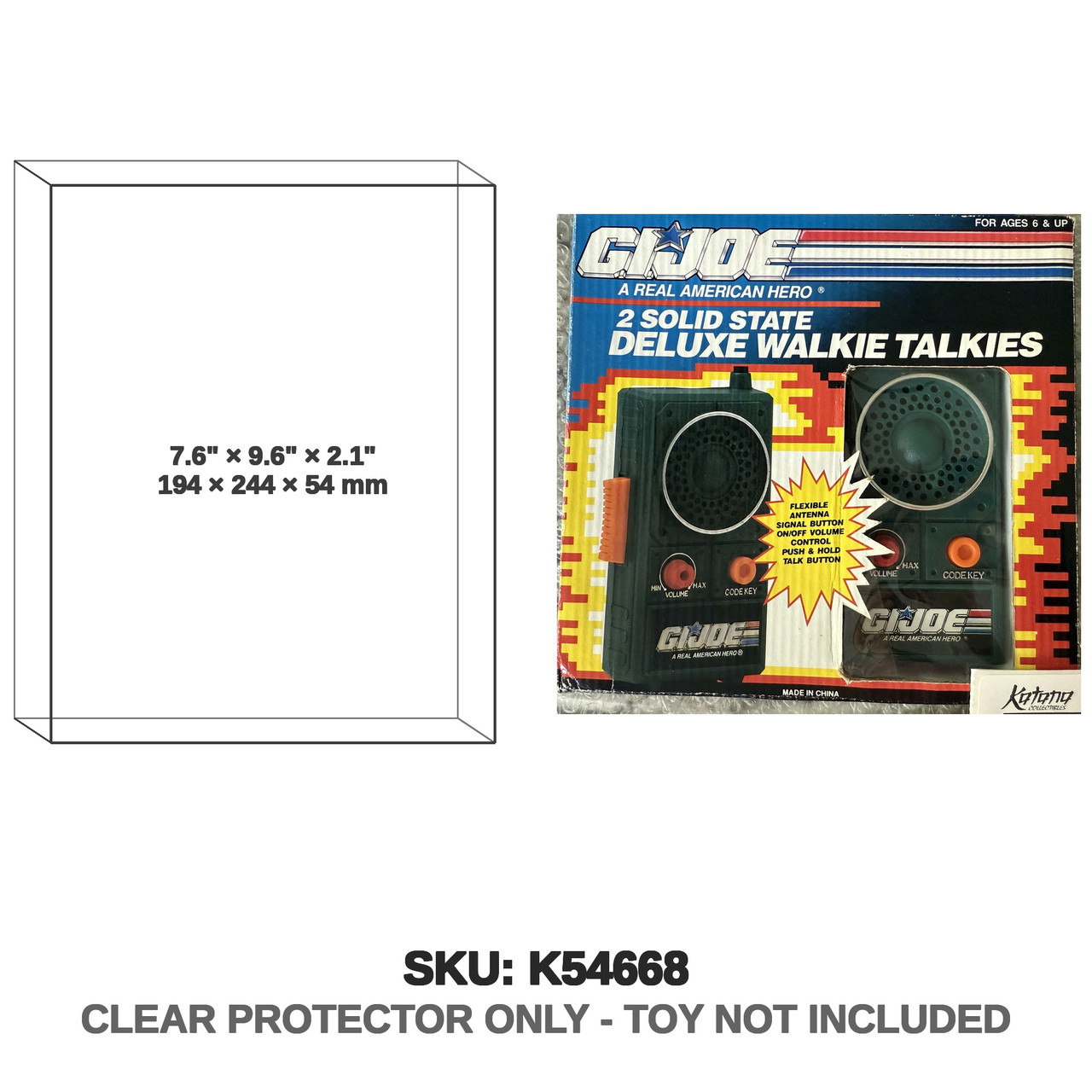 Retroband G.I. Joe Deluxe Walkie Talkies