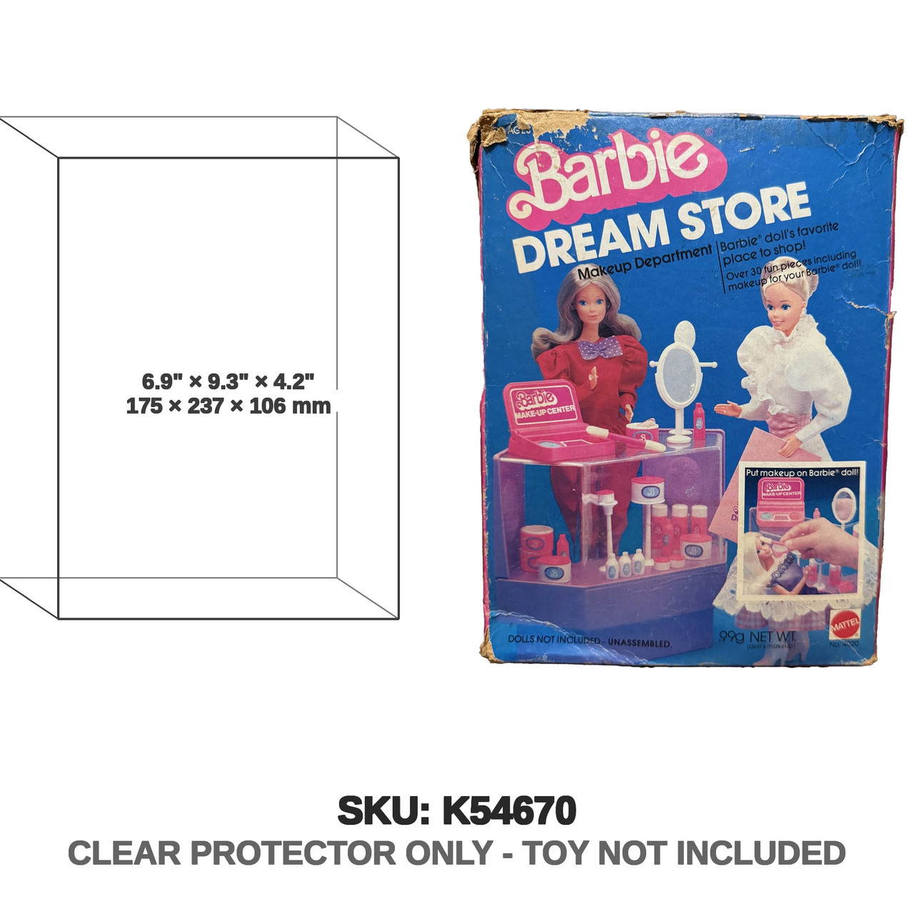 Mattel Barbie Dream Store Makeup Department 1982 Standard Edition