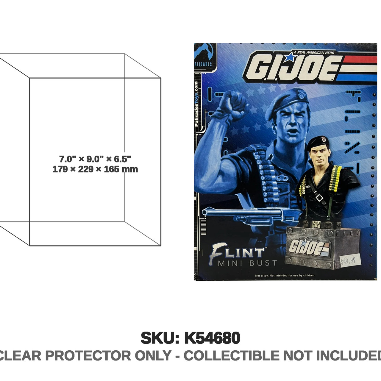 Palisades GI Joe Mini Bust No Window Standard Edition