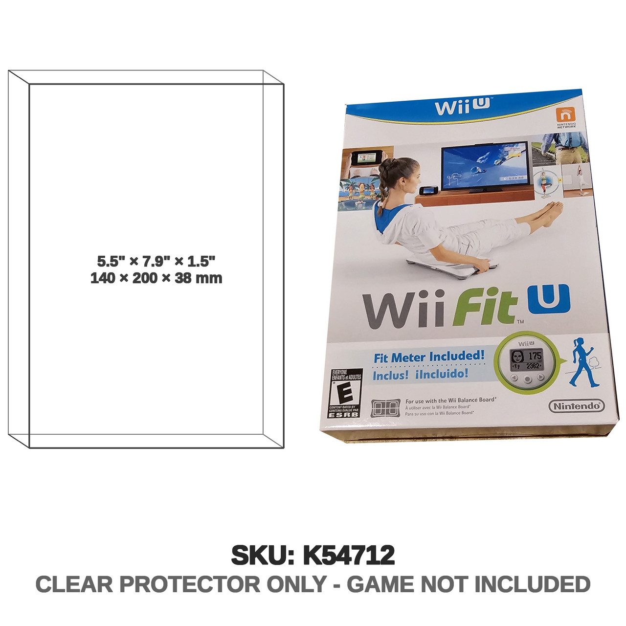 Nintendo Wii Fit Wii U with Fit Meter