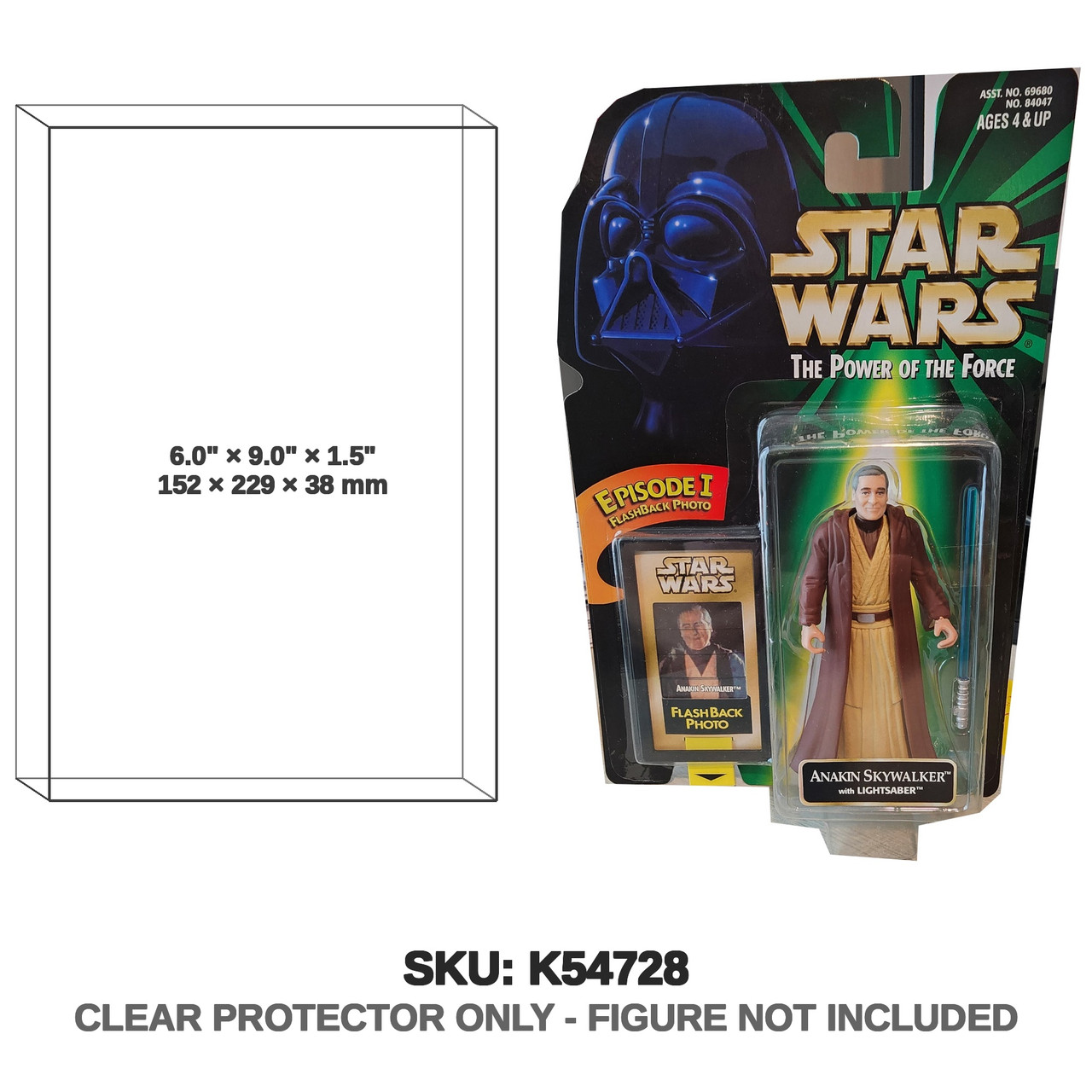 Anakin Skywalker Star Wars Power of the Force Figure