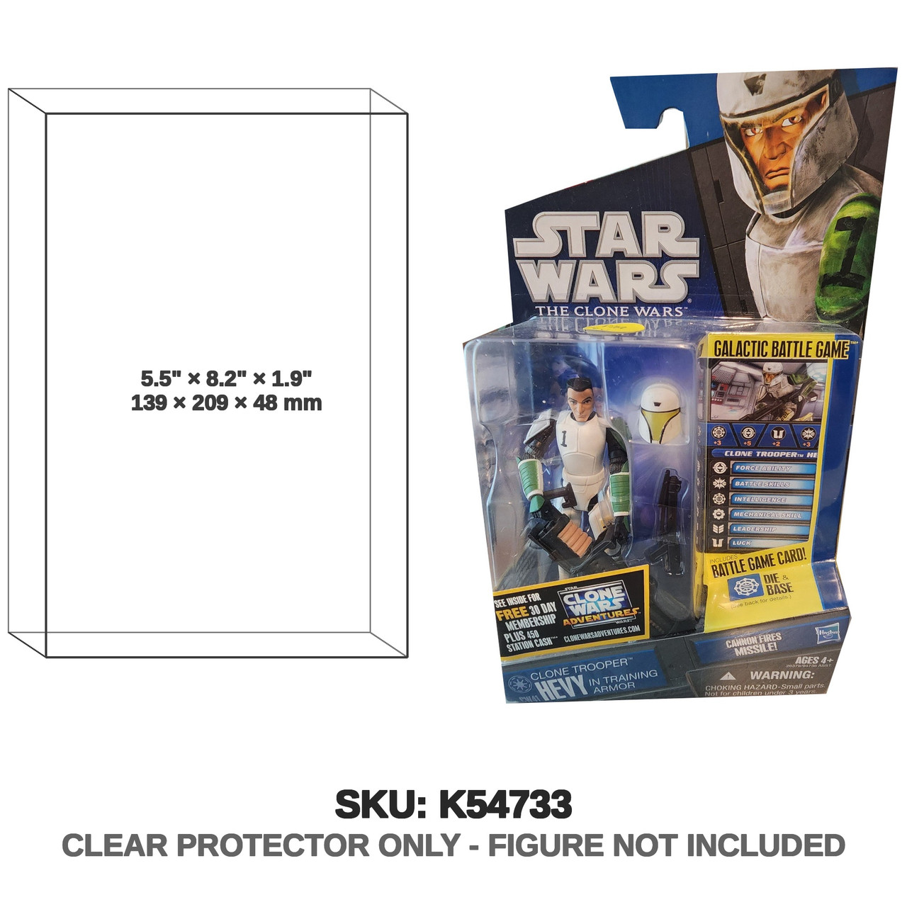 Clone Trooper Hevy Star Wars Vintage Collection Figure