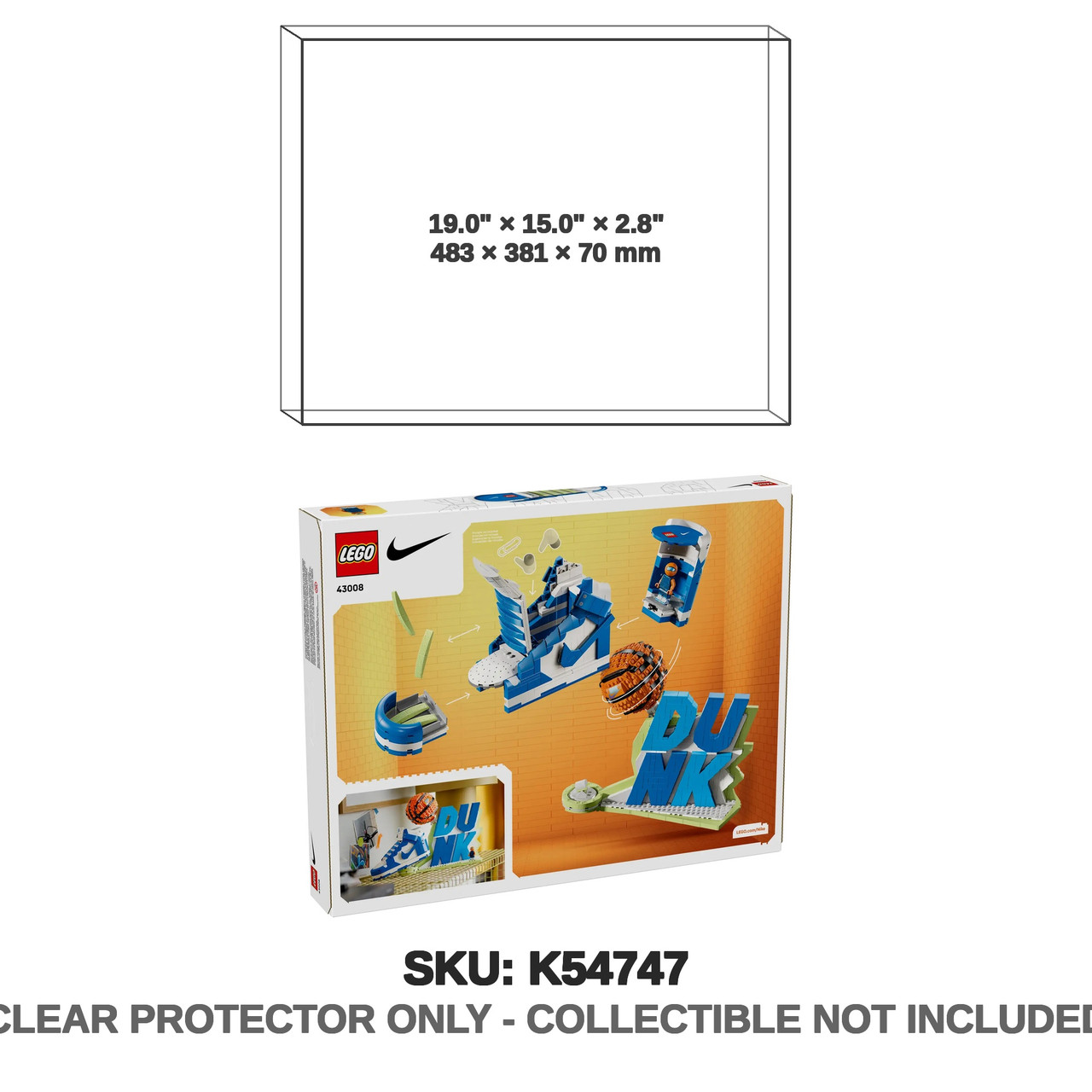 Nike Blue Dunk LEGO Box