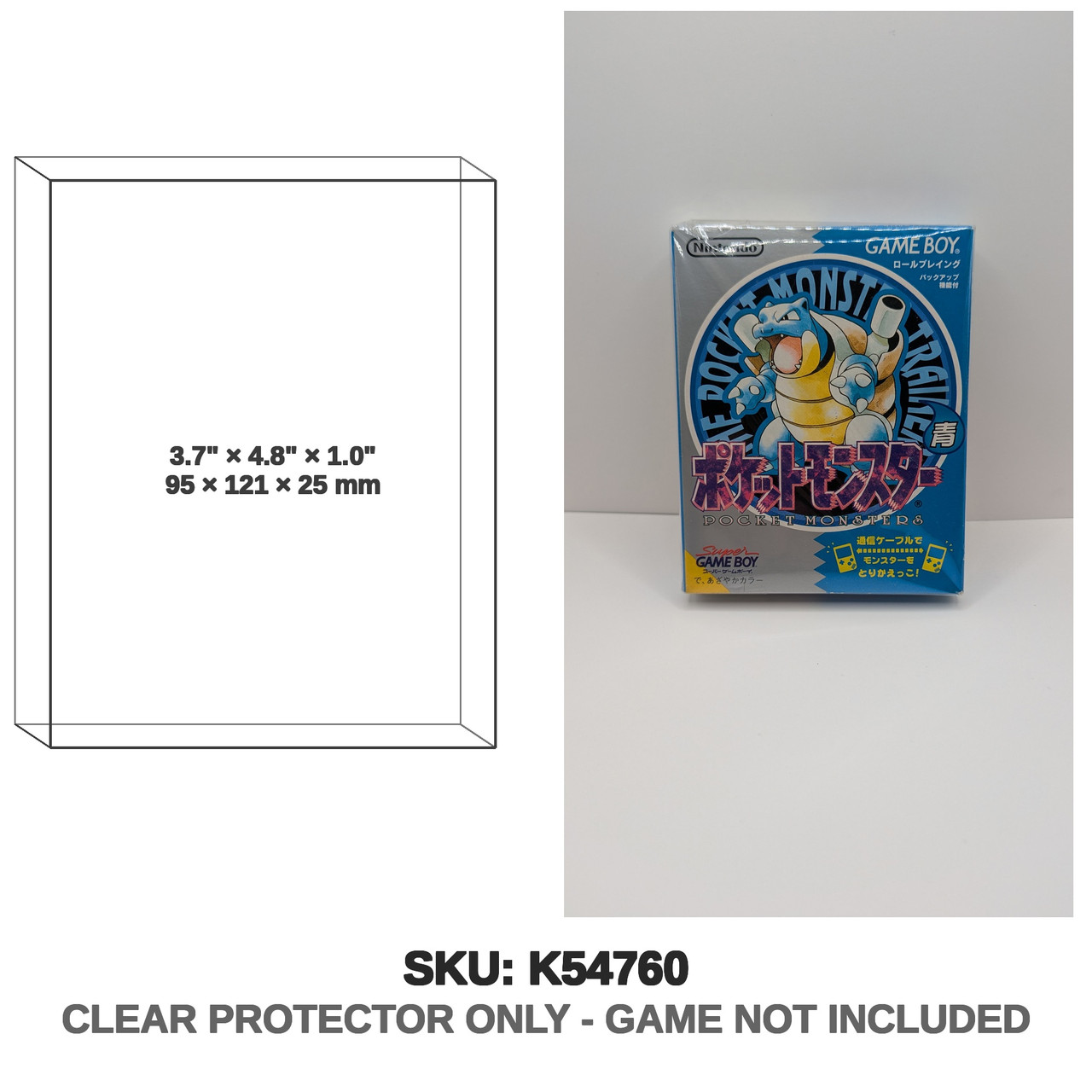 Nintendo Gameboy Game Case Standard Edition