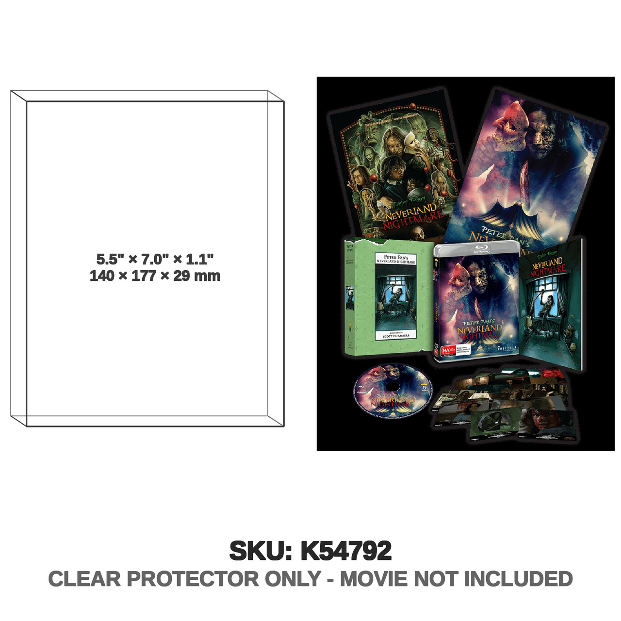 Umbrella Entertainment Peter Pan Blu-ray Neverland Nightmare Limited Edition