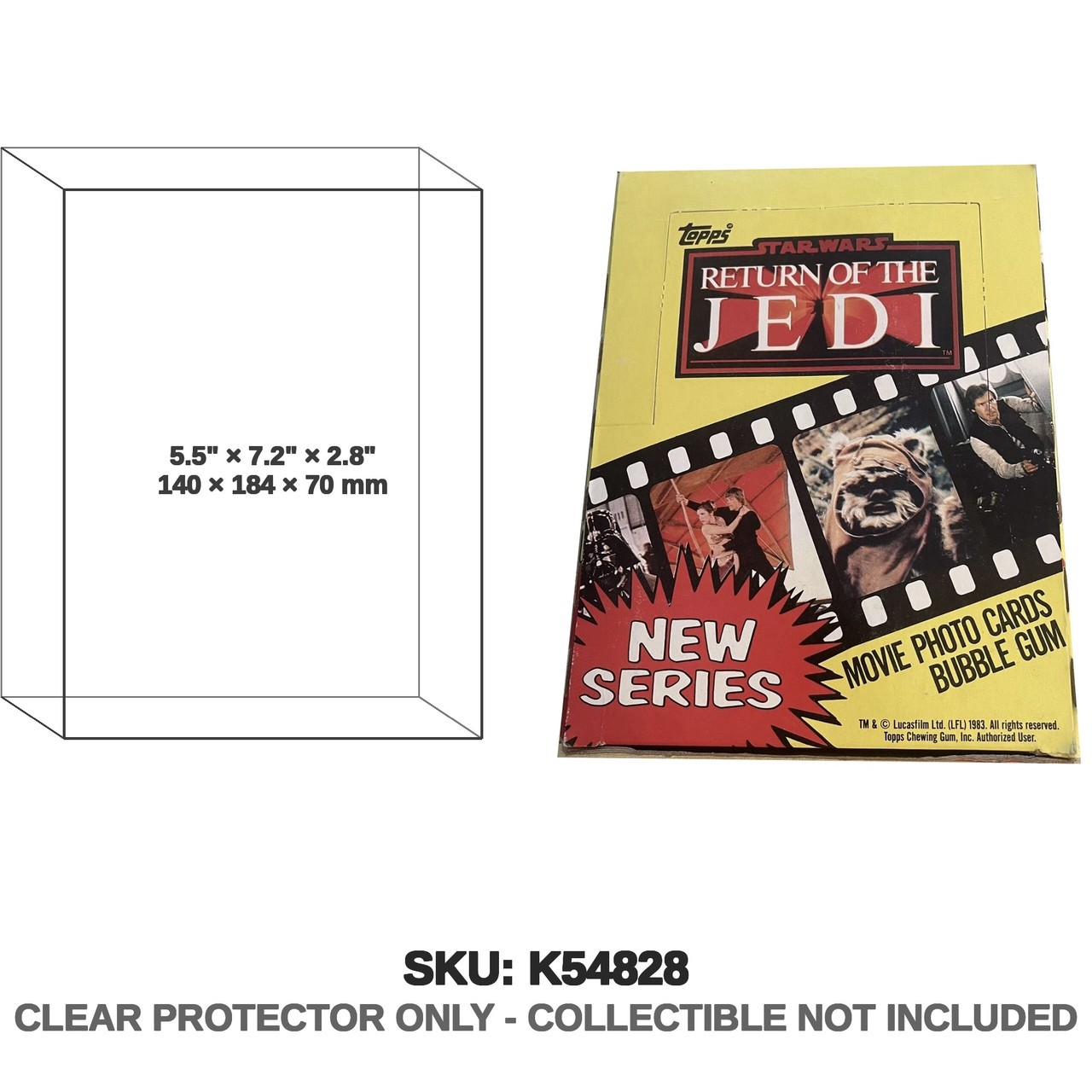 Star Wars Return of the Jedi Bubble Gum Cards