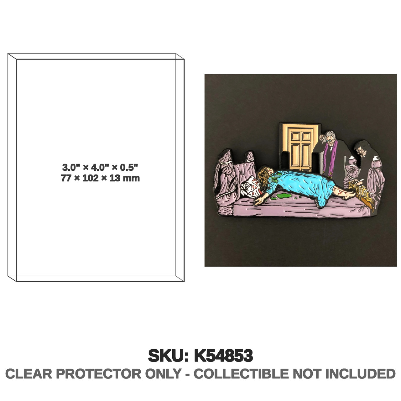 Trick or Treat Studios The Exorcist Enamel Sliding Pin