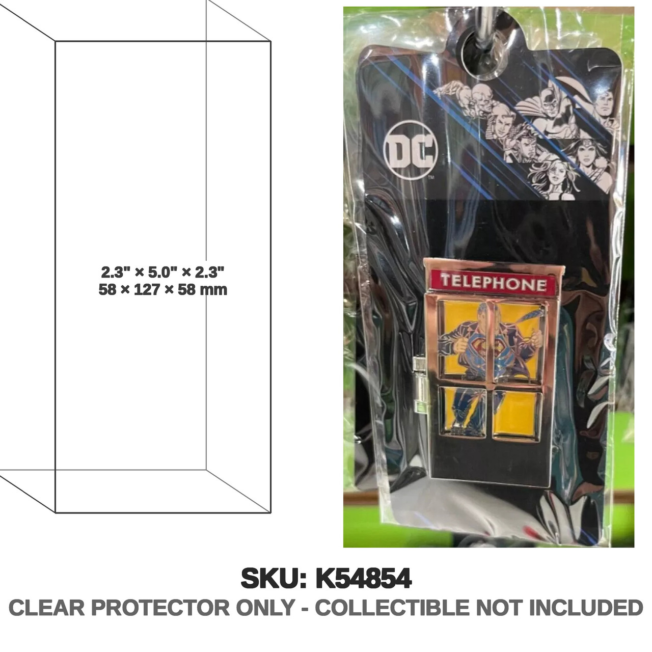 DC Comics Superman Telephone Pin