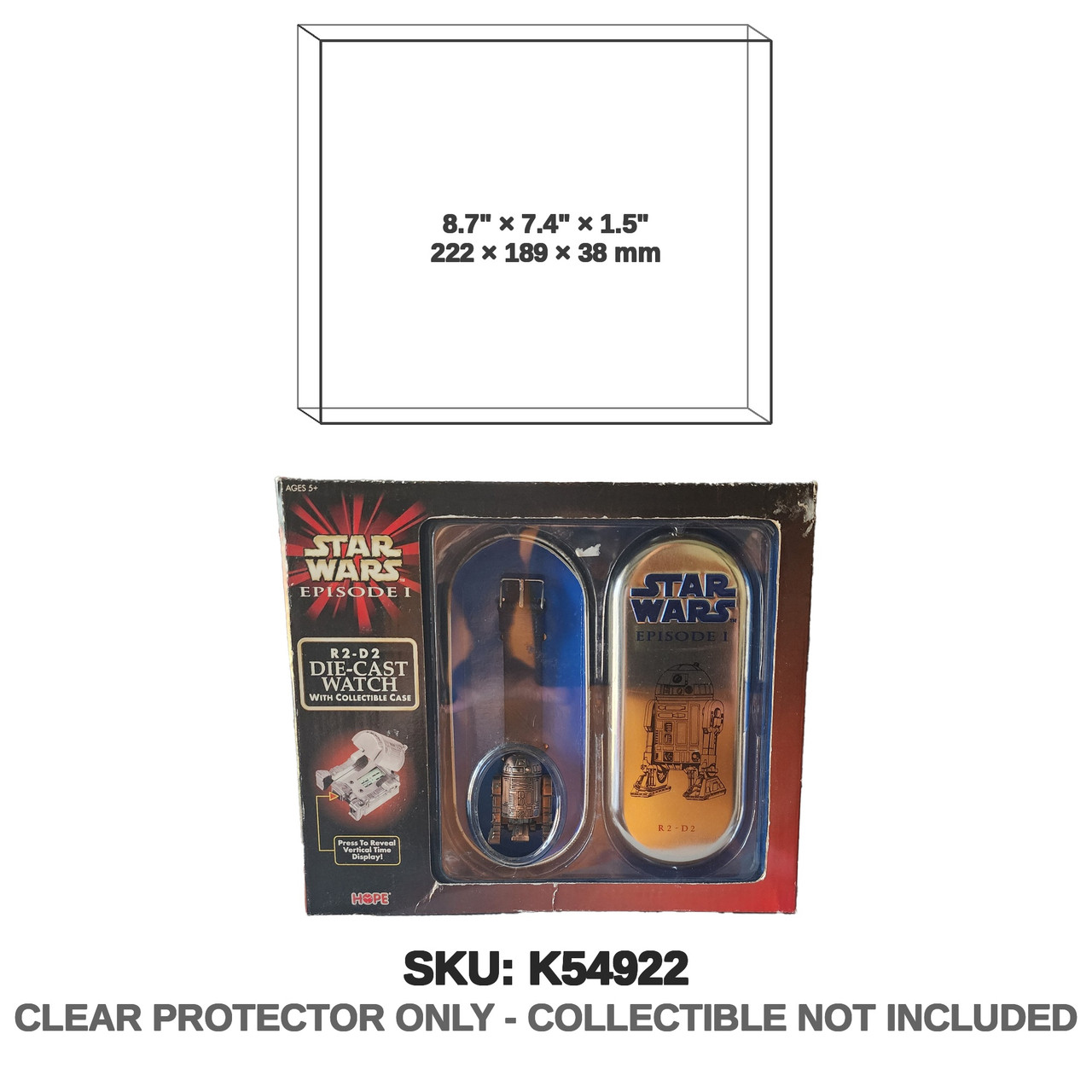 Star Wars Episode I R2 D2 Die Cast Watch Standard Edition