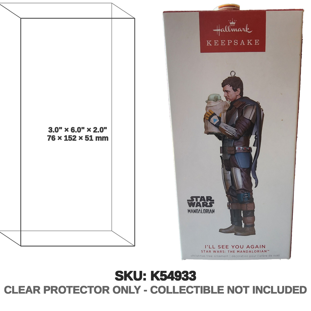 Hallmark Star Wars The Mandalorian I will See You Again Keepsake Ornament 2022