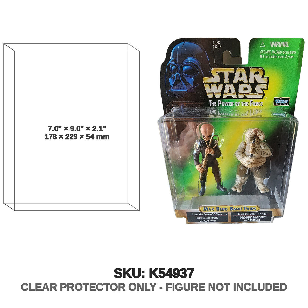 Kenner Star Wars Power of the Force Max Rebo Band Pairs Standard Edition