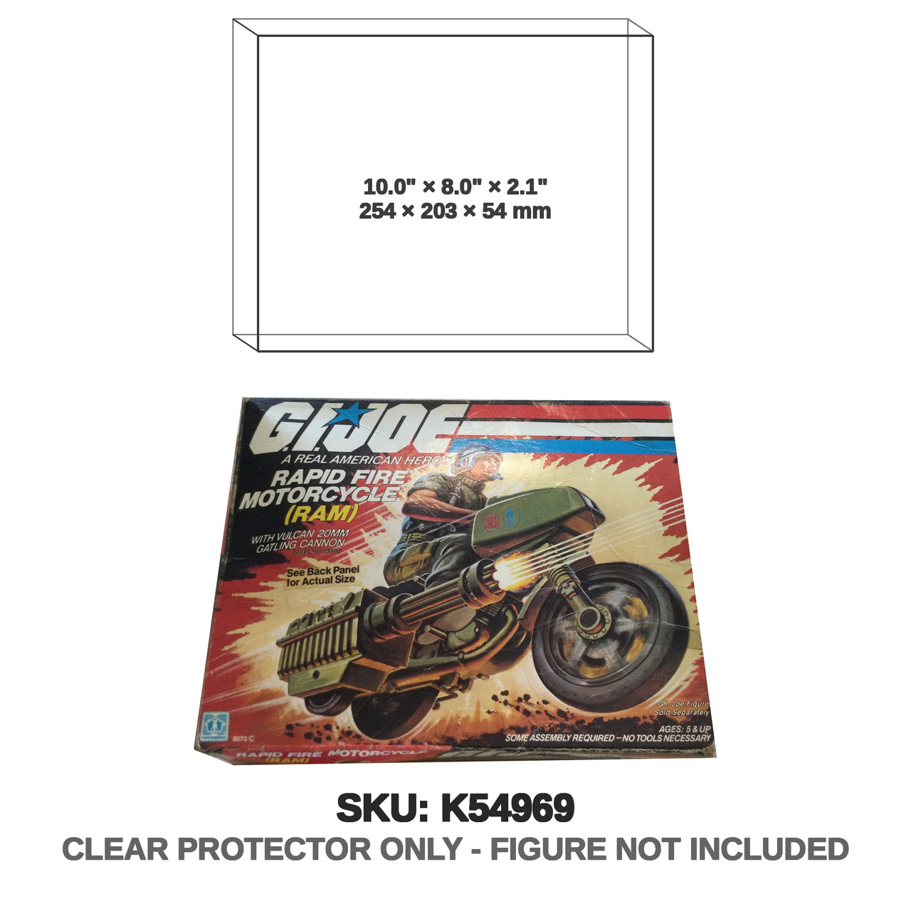 RAM Rapid Fire Motorcycle G.I. Joe A Real American Hero 6073 Vehicle
