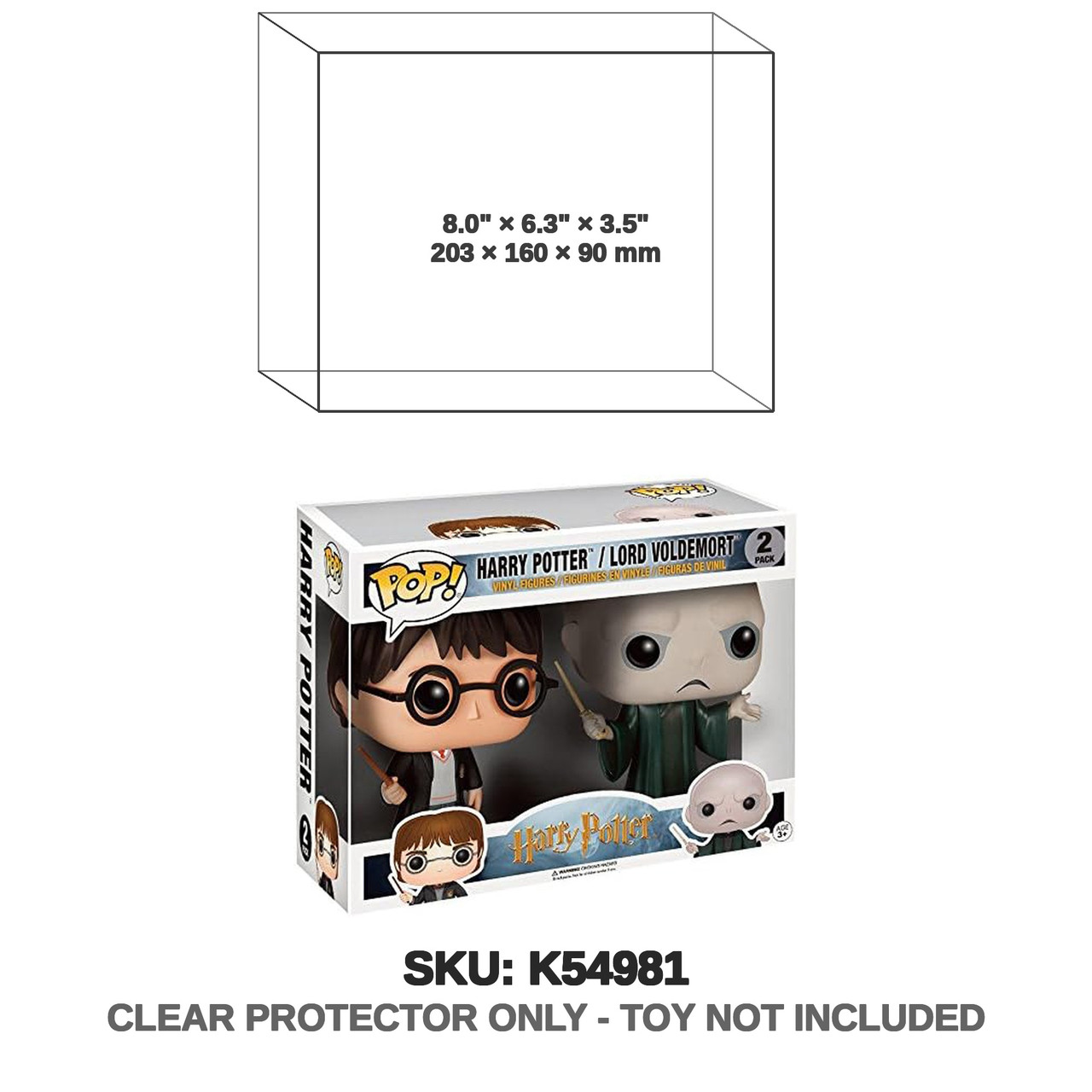 Funko Pop! Harry Potter and Lord Voldemort 2-Pack