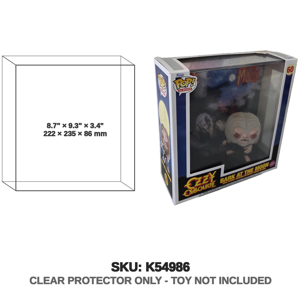 Funko Albums Ozzy Osbourne Bark At The Moon 60