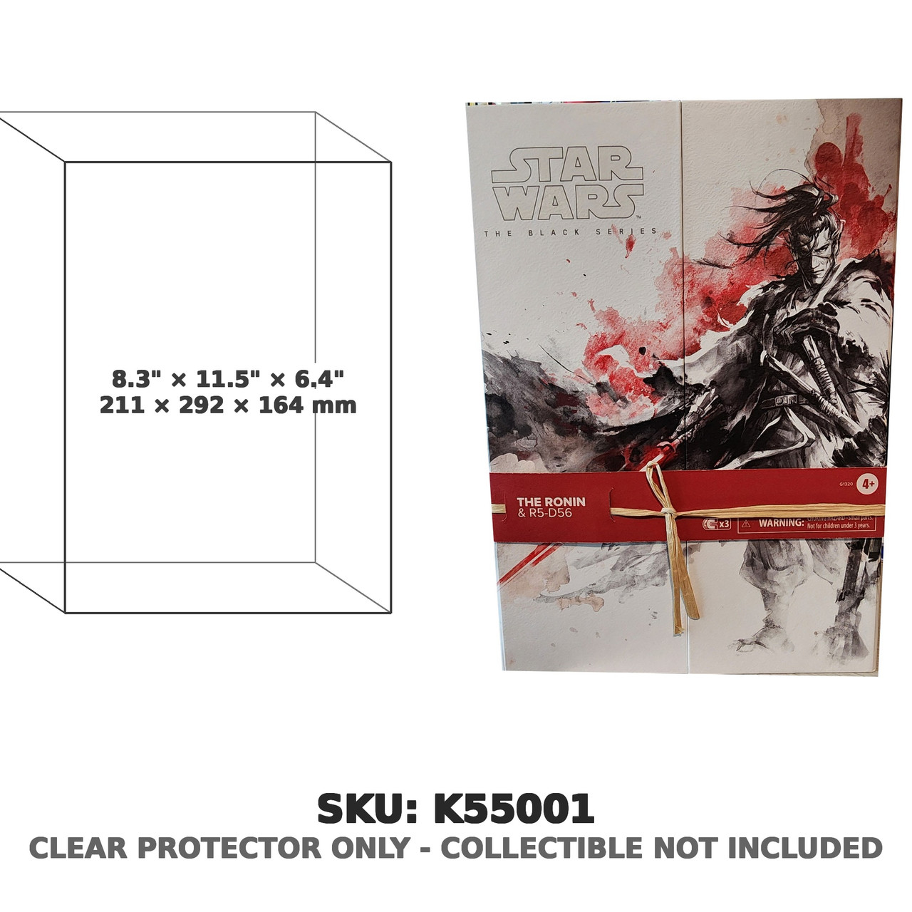 The Ronin & R5-D56 Star Wars Black Series Celebration Japan 2025 Figures