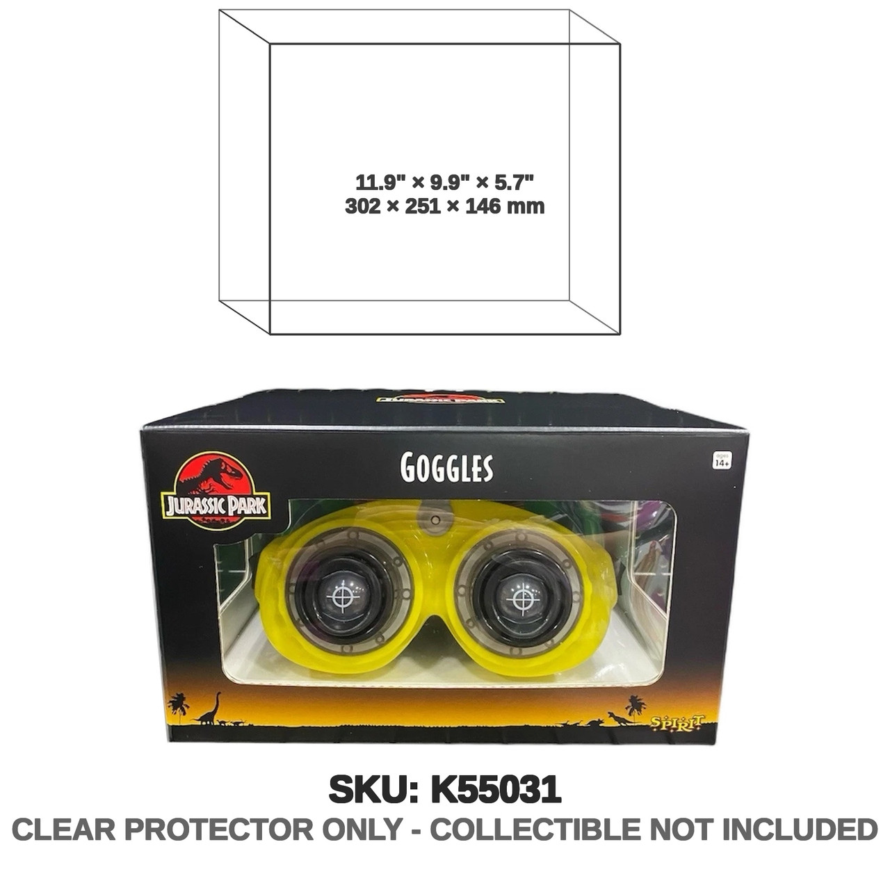 Spirit Halloween Jurassic Park Goggles Standard Edition