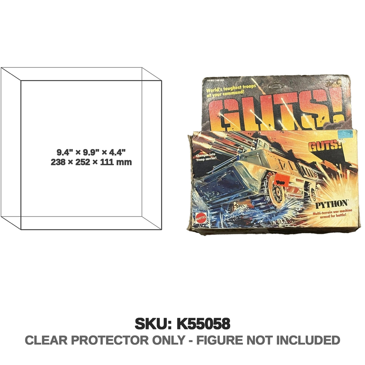 Mattel WWE Guts Python Action Figure