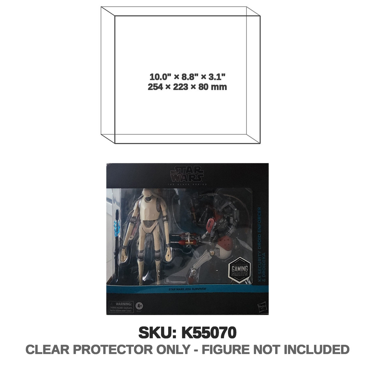 KX Security Droid Enforcer & Droideka Star Wars Black Series Figure