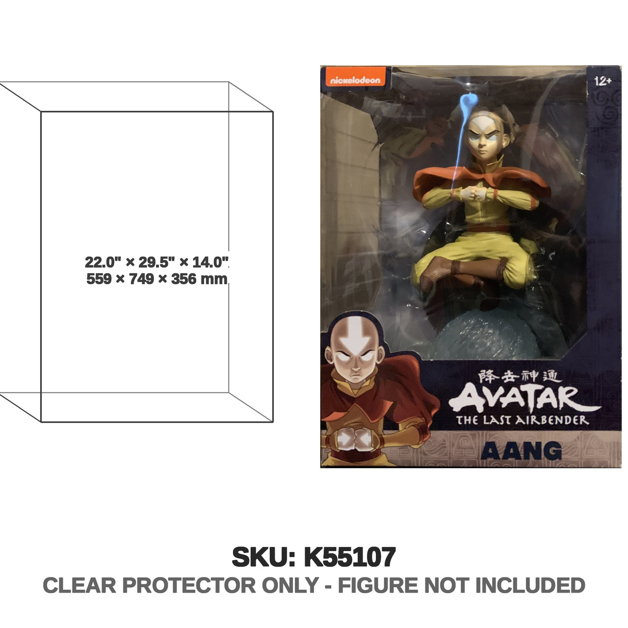 McFarlane Avatar The Last Airbender Aang Avatar State Statue